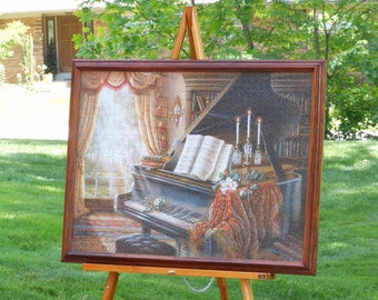 Large Framed Grand Piano Jigsaw Puzzle