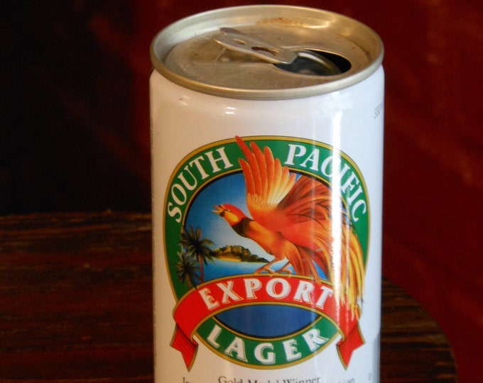 Vintage Empty South Pacific Export Lager Beer Can
