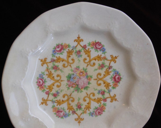 Vintage Colonial Dames Saucer by Crown