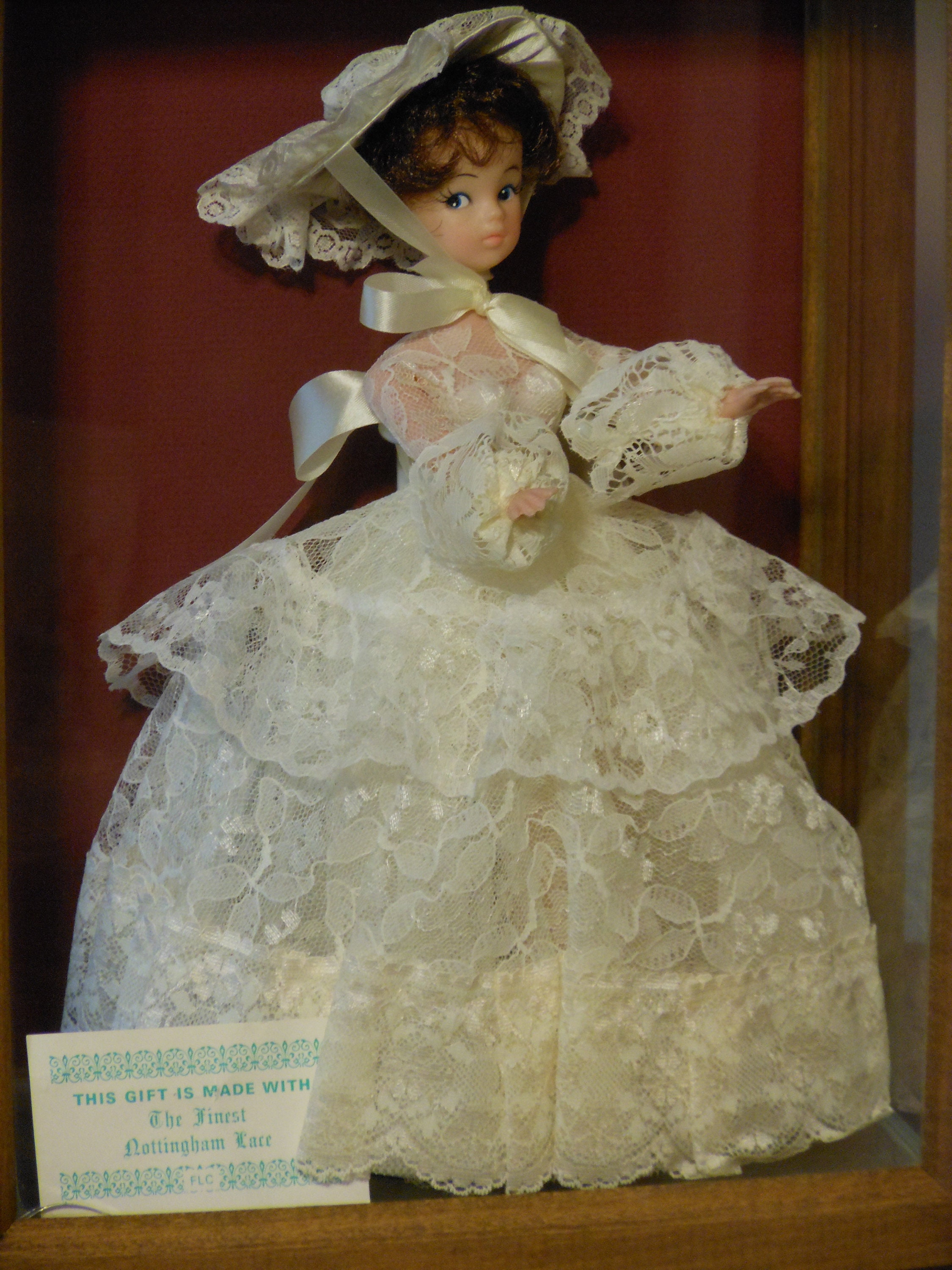 Vintage Toilet Paper Roll Doll Framed in Plastic & Wood ...