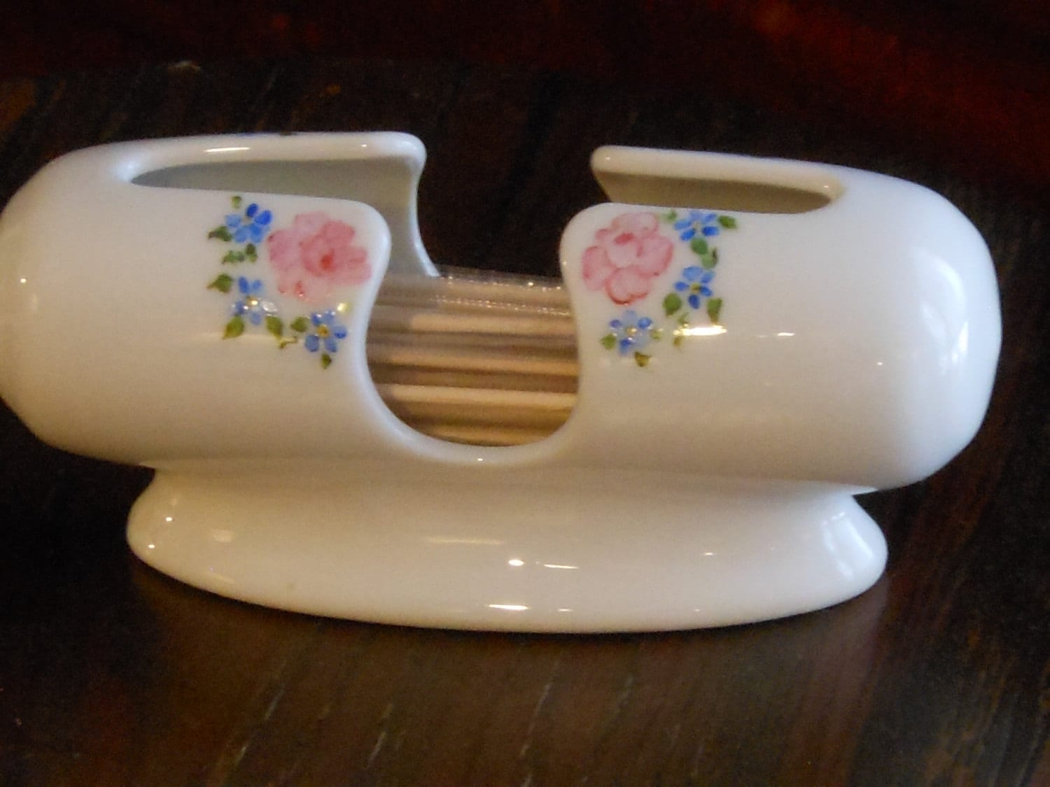 Porcelain Horizontal Toothpick Holder