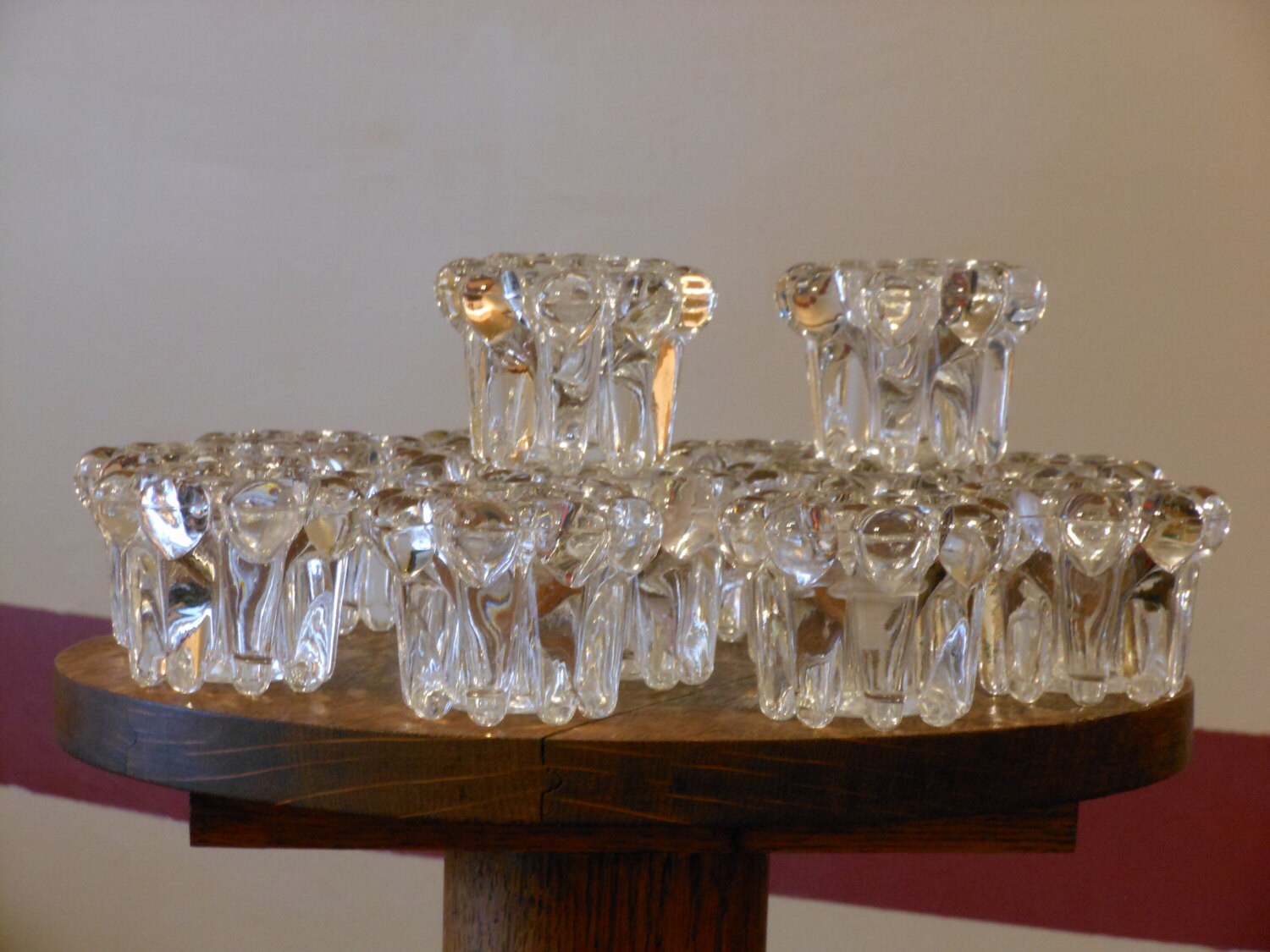 14 Fluted Glass Votive Candle Holders