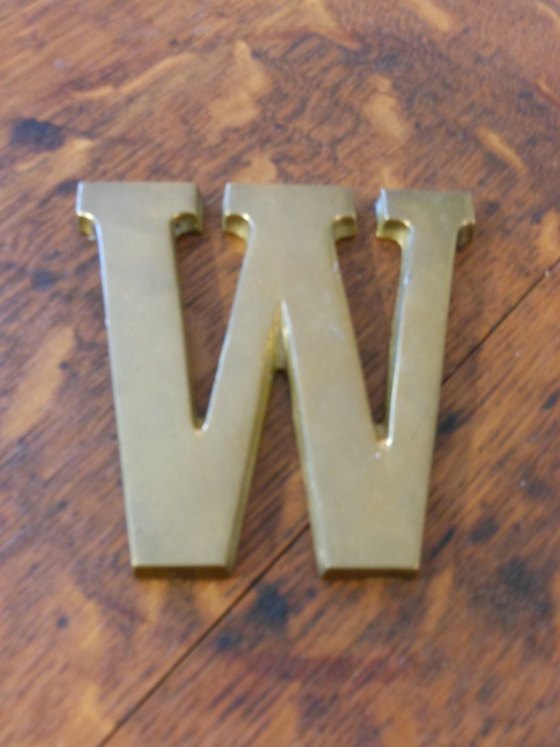 Brass W Initial Trivet