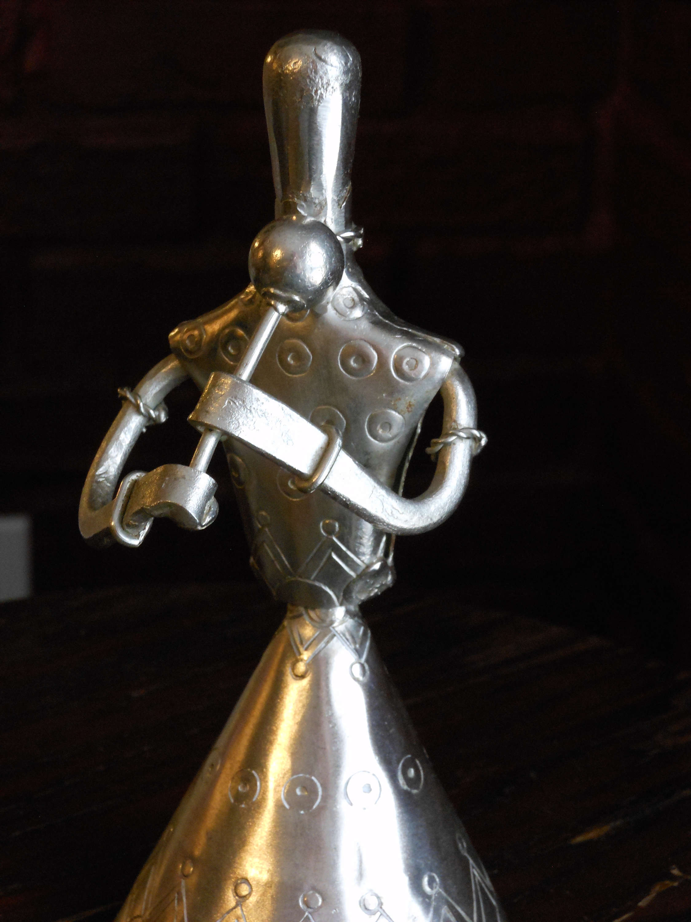 Abstract HandCrafted Metal Bell