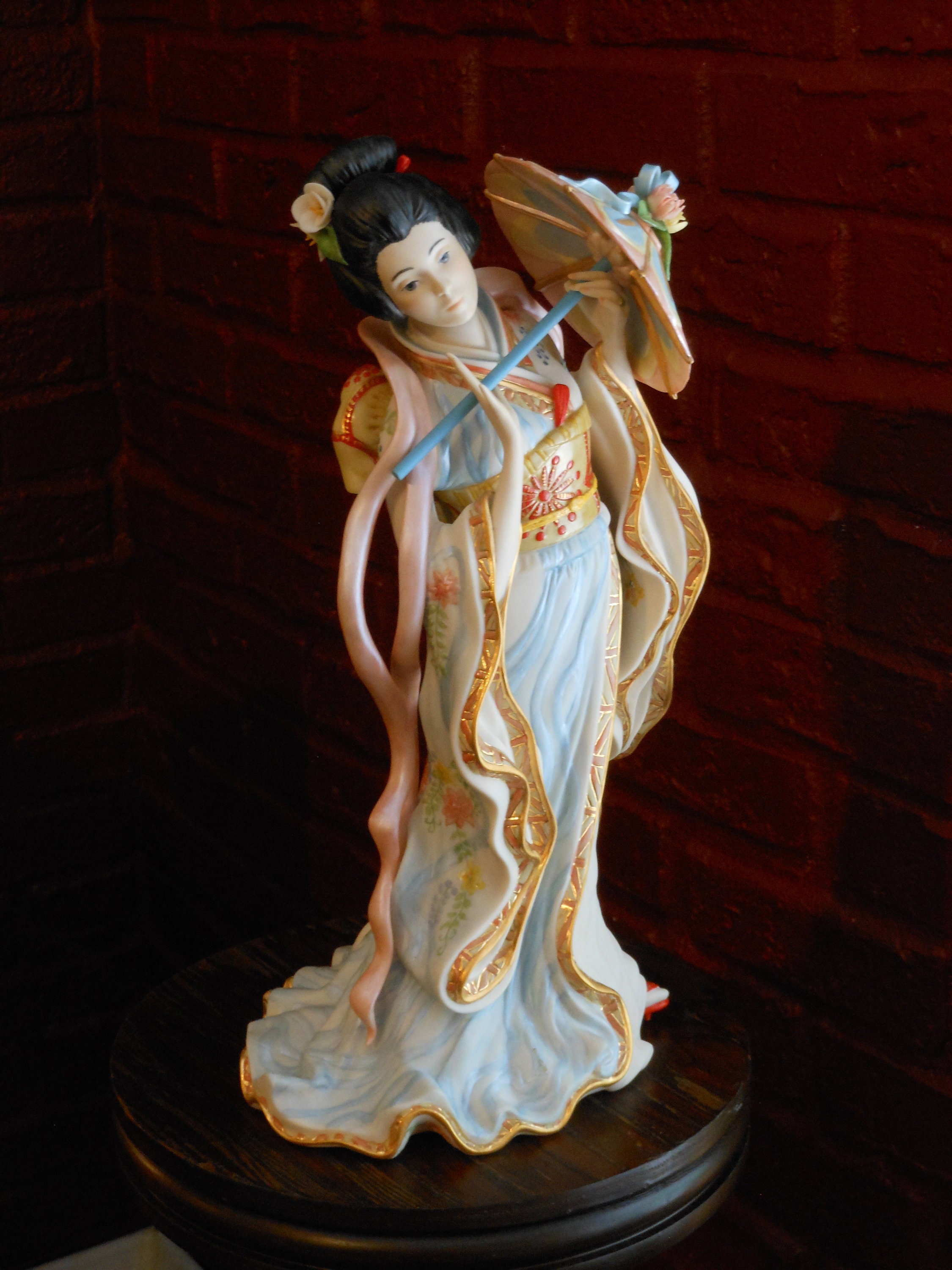 Cybis Asian Woman with Parasol