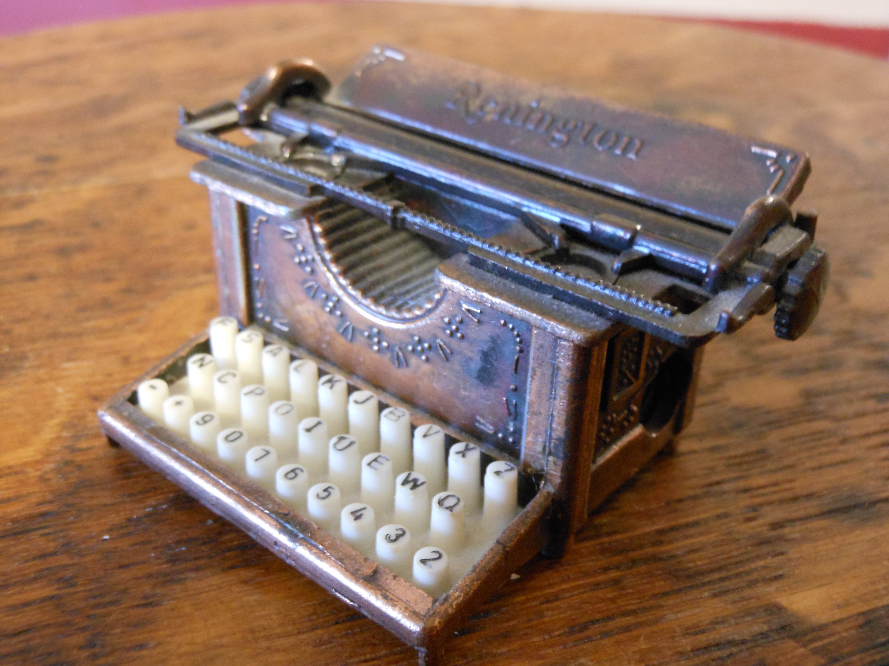 Miniature Remington Typewriter Vintage Pencil Sharpener