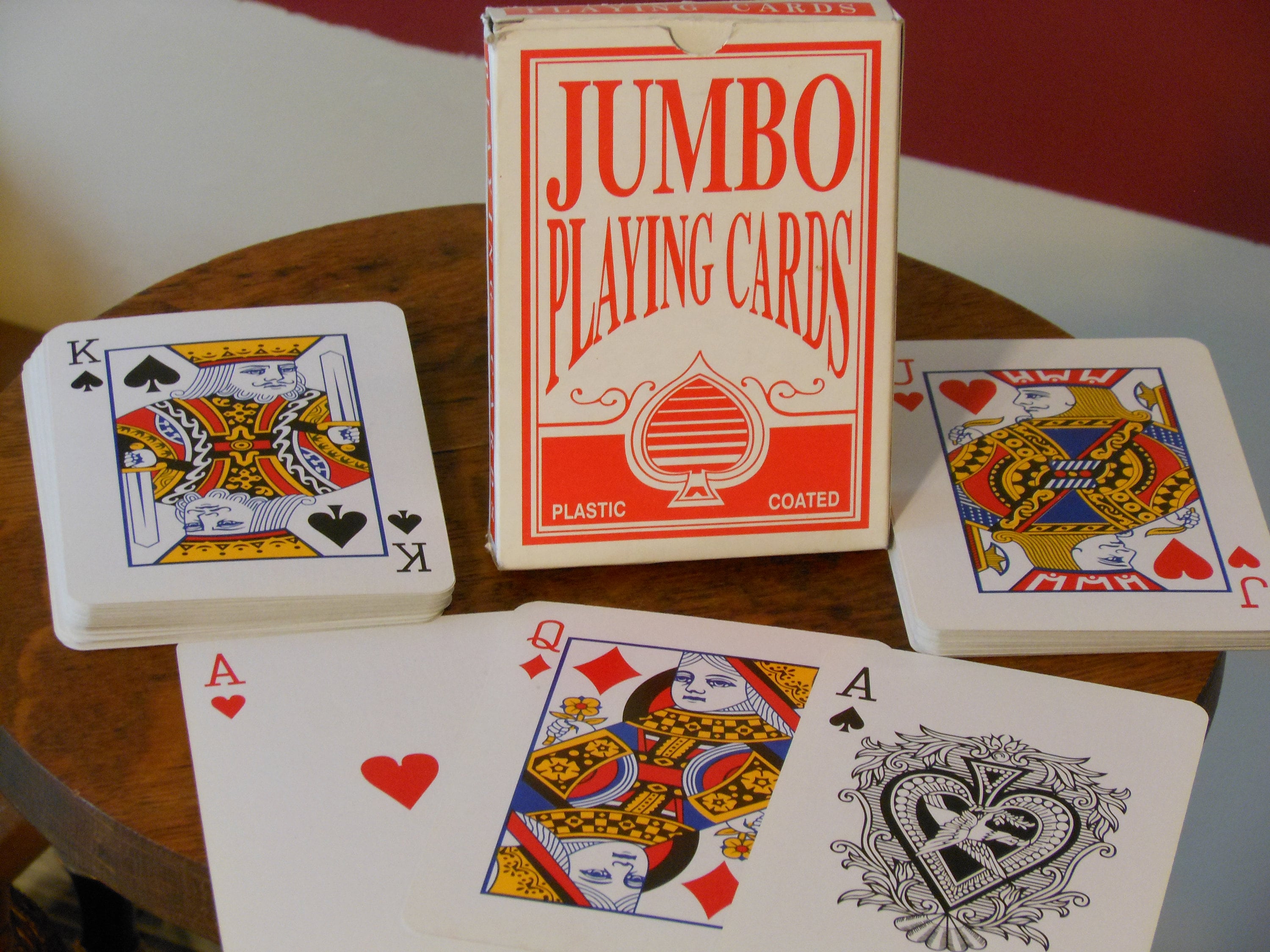 Full Deck of Jumbo Playing Cards