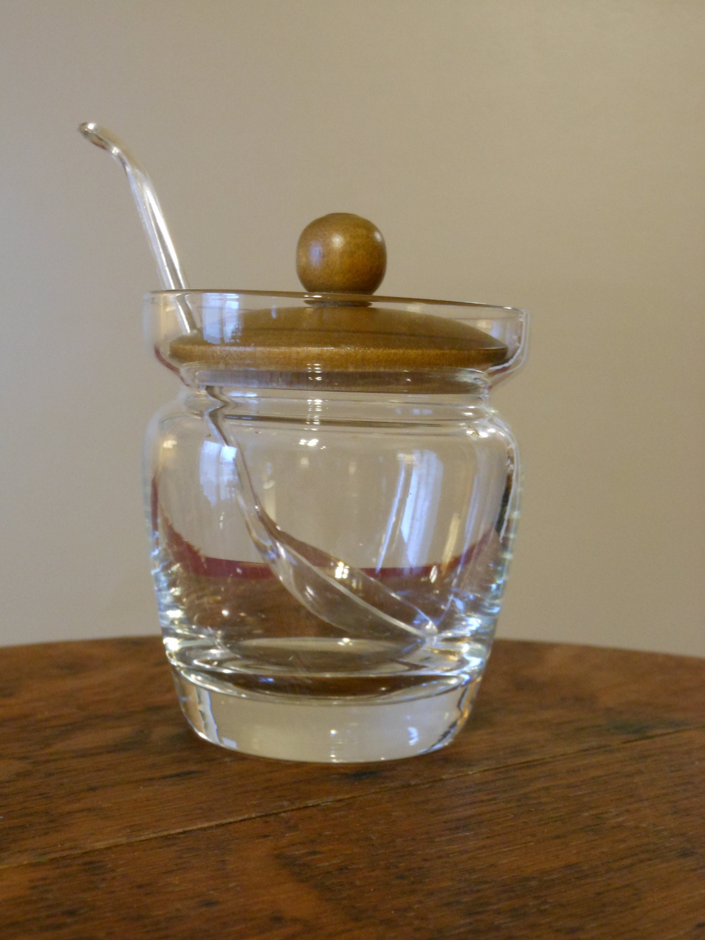Glass Condiment Jar