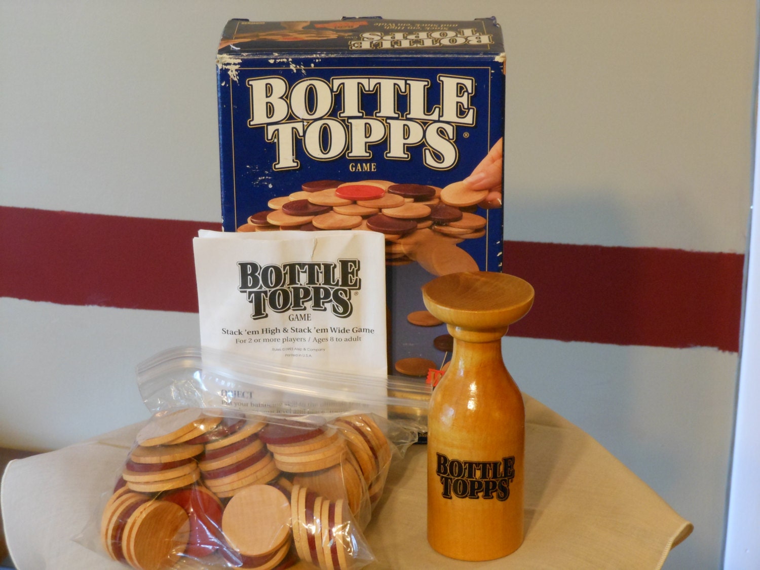 Bottle Topps Game Parker Brothers