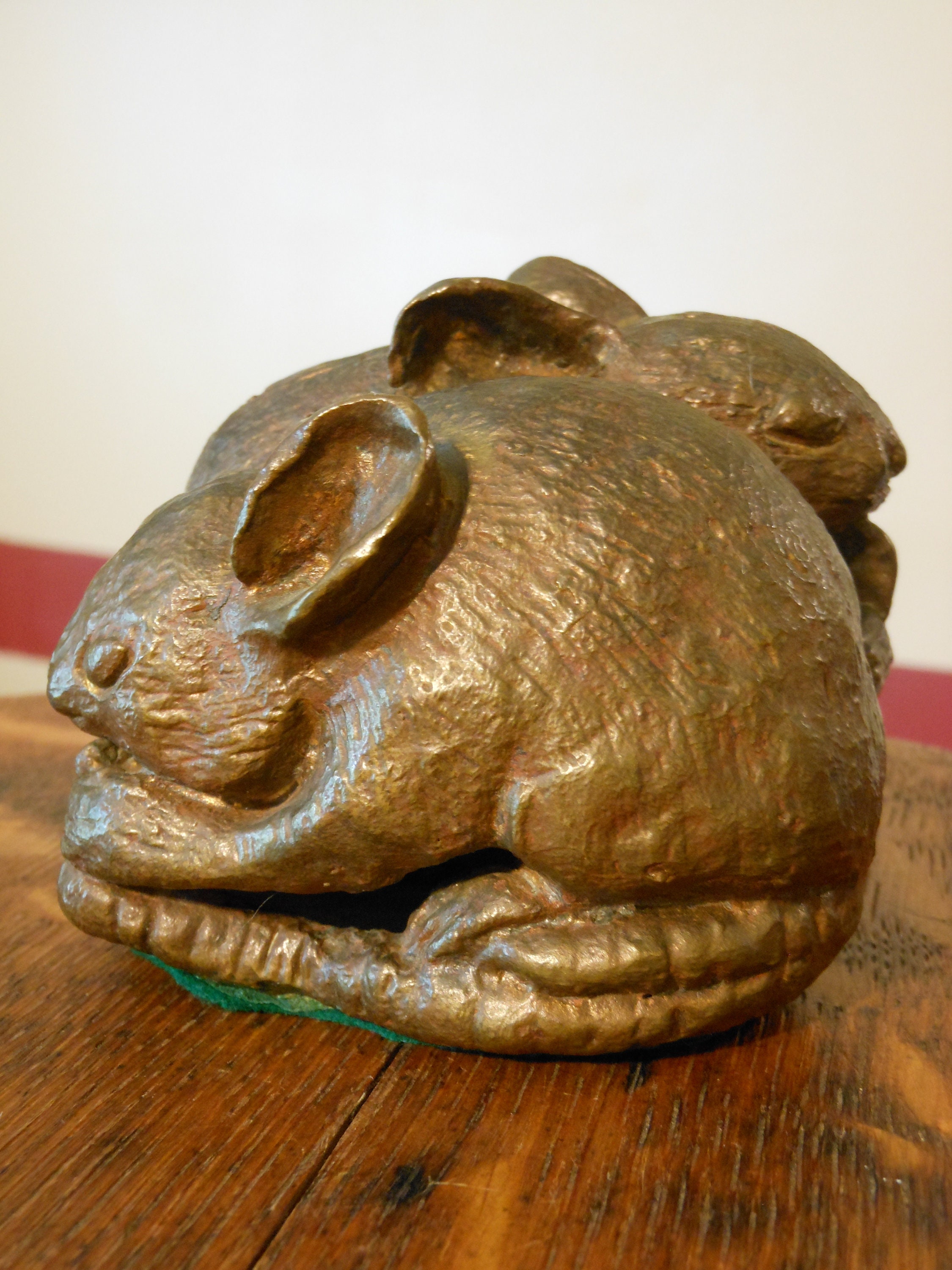 Hand Crafted Bronze Mice