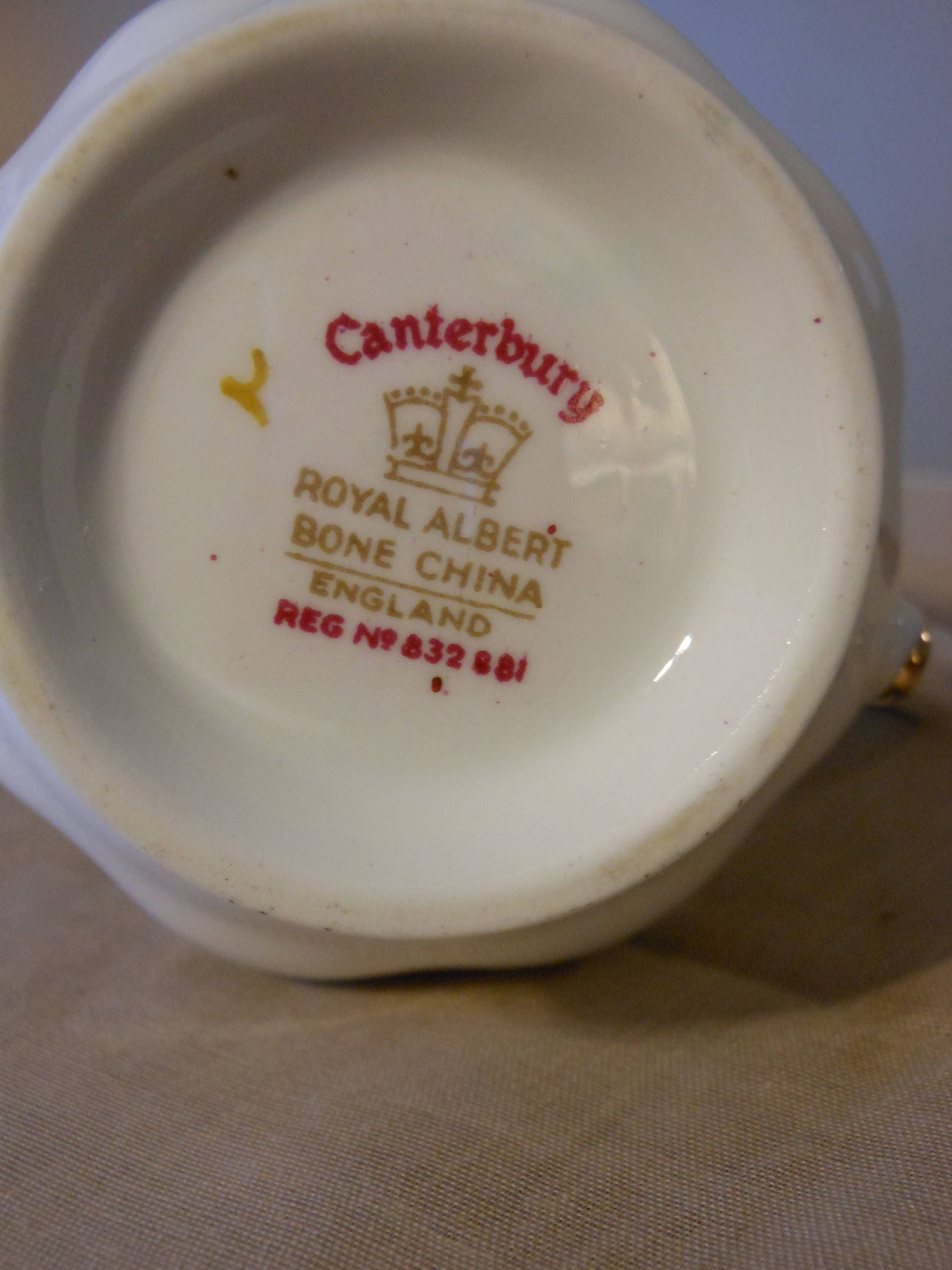 Royal Albert Canterbury Bone China Sugar & Creamer Set