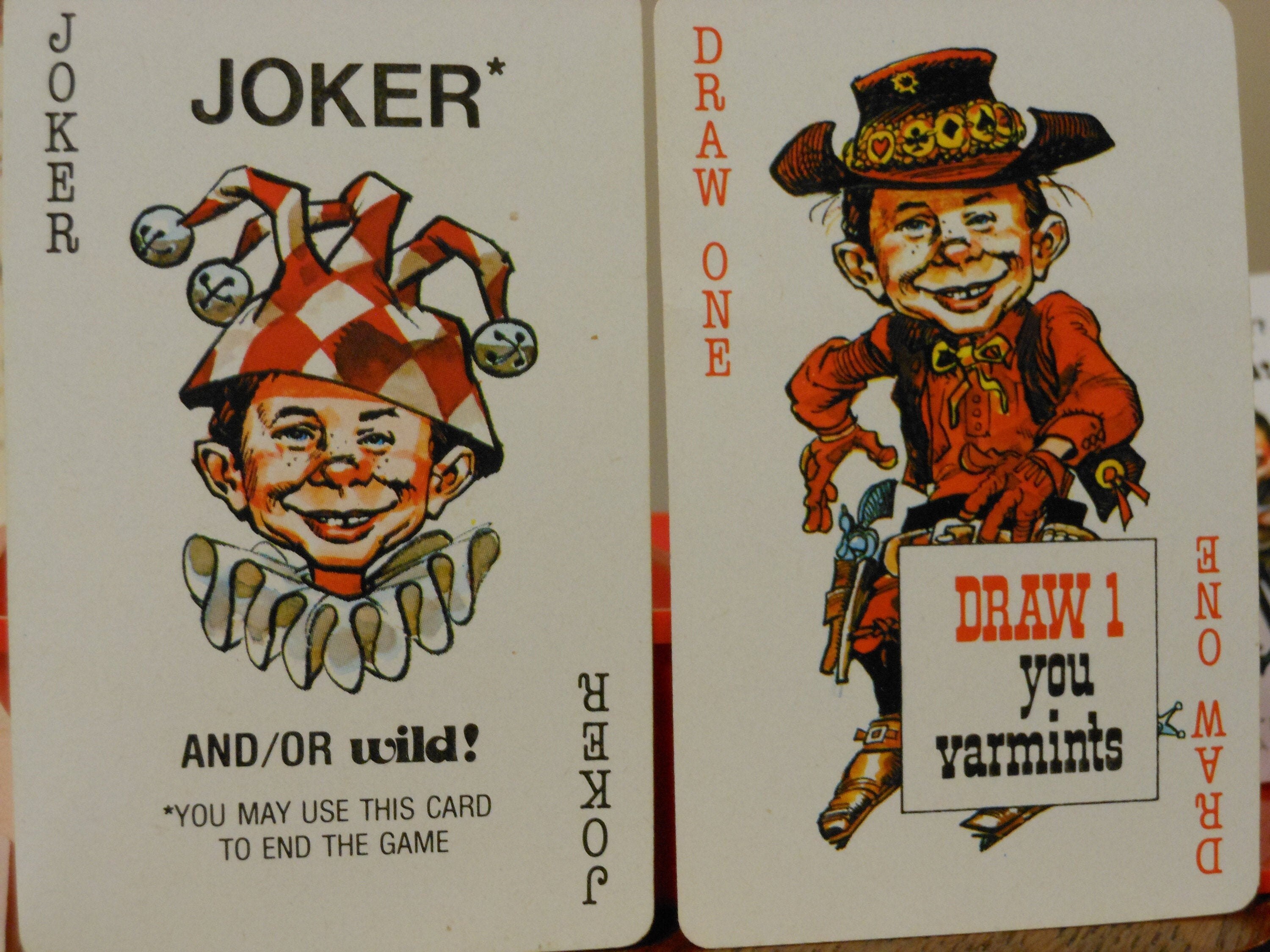 Vintage MAD Magazine Card Game