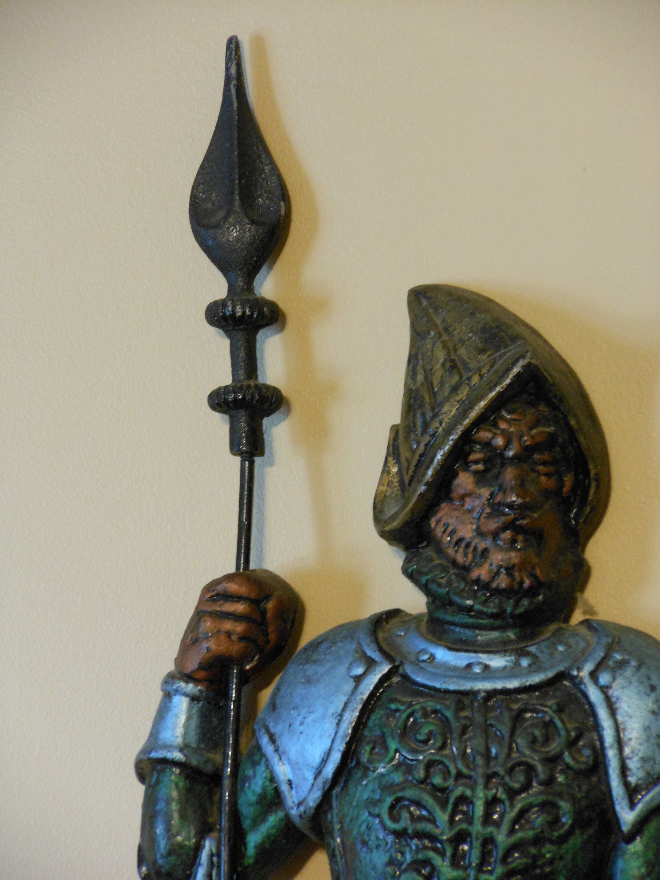 Cast Iron Conquistador Wall Hangings
