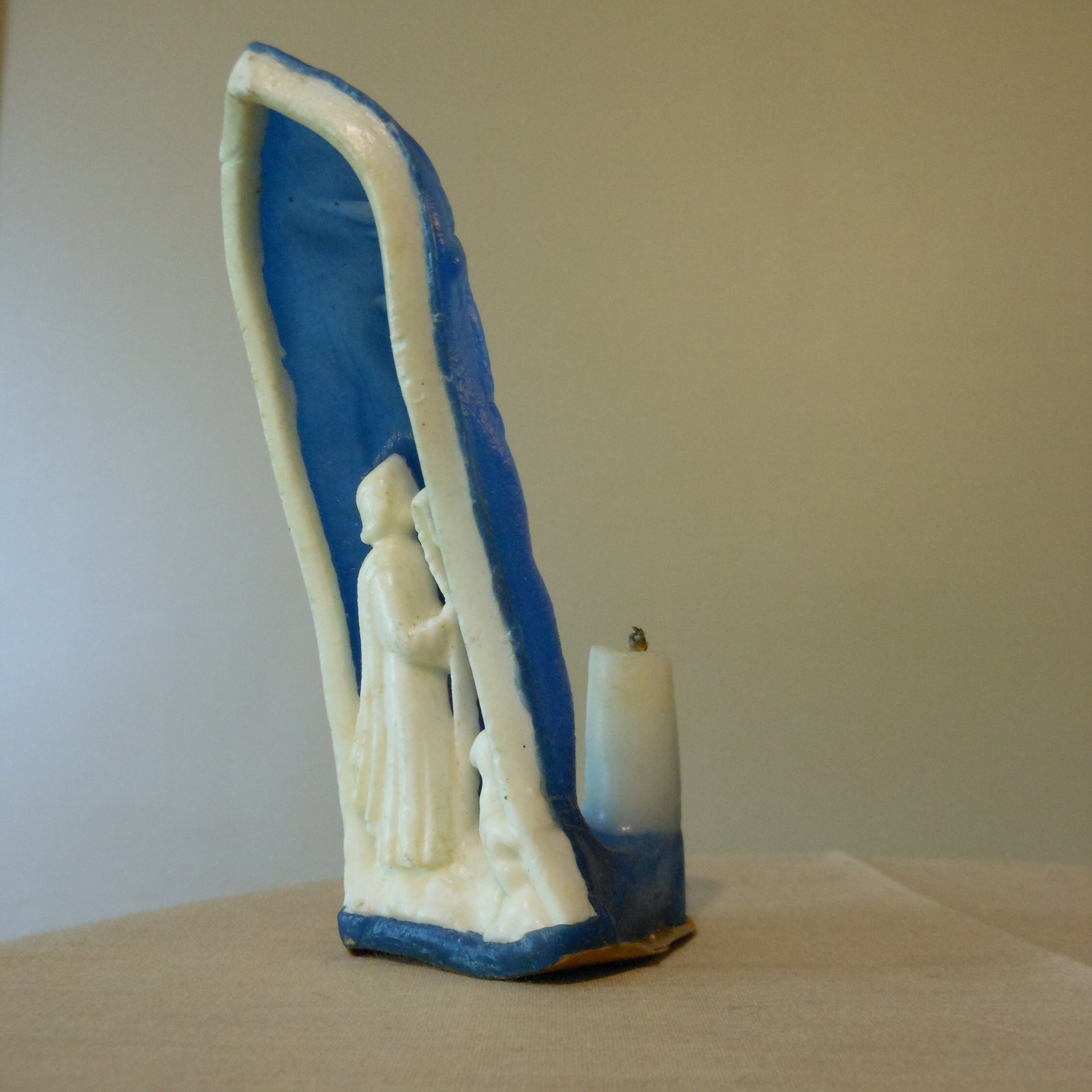 Vintage Gurley Novelty Co. Nativity Candle