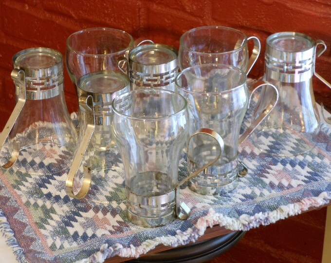 A Set of Eight Hazel Atlas Soda Glasses