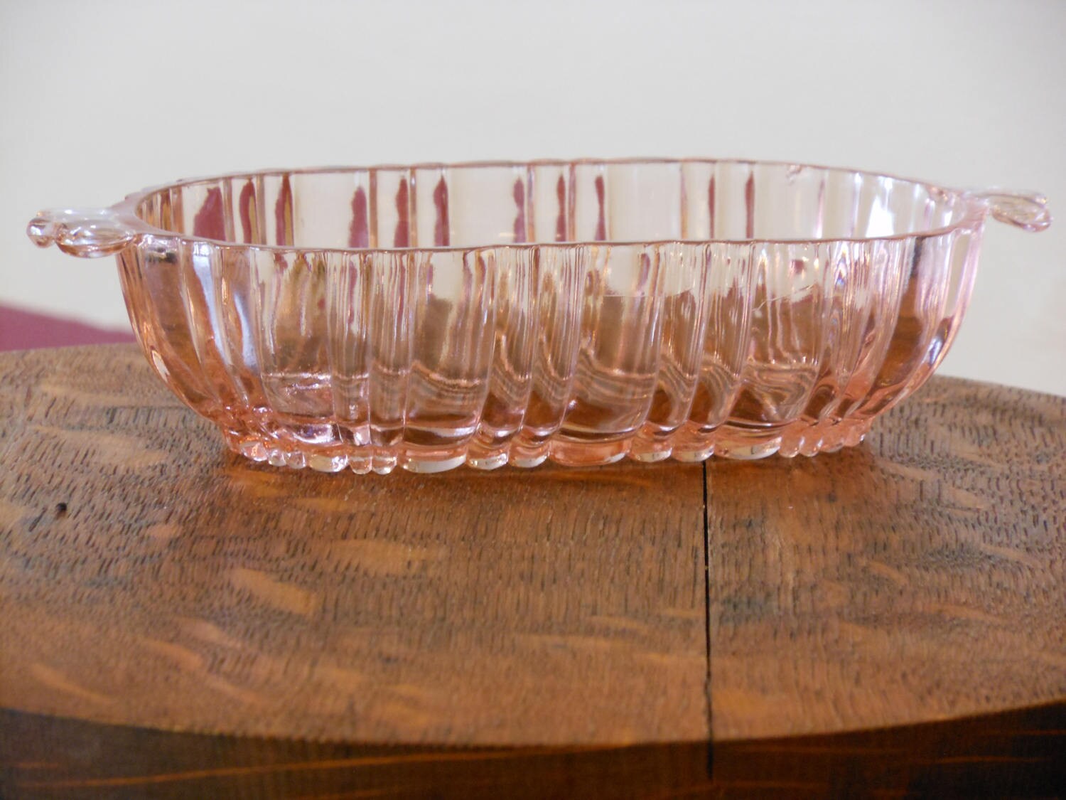 Small Pink Depression Glass Bowl