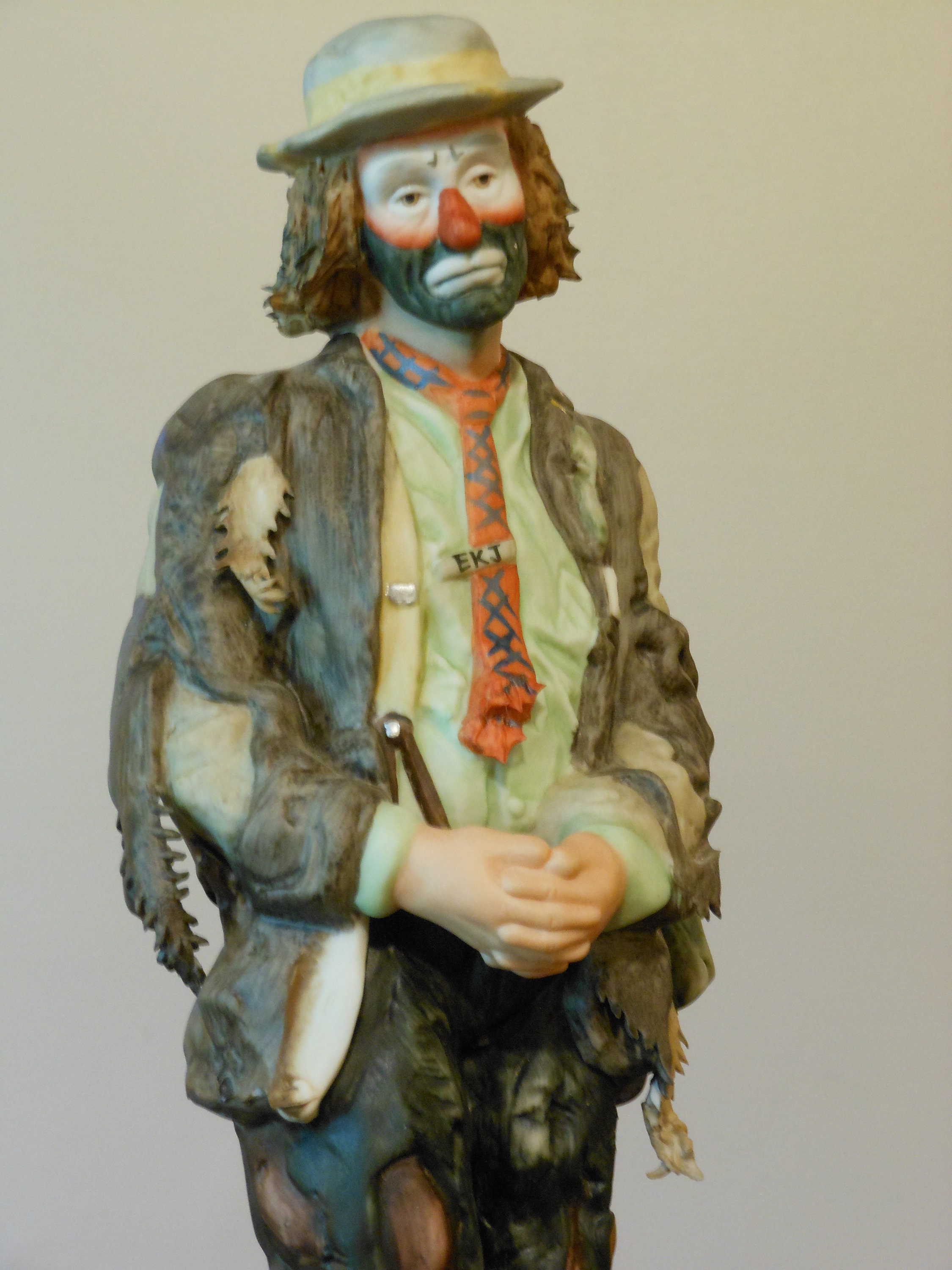Emmett Kelly Jr Flambro 10 In Figurine Wishful Thinking Emmett Kelly Jr Flambro 10 In Figurine Wishful Thinking