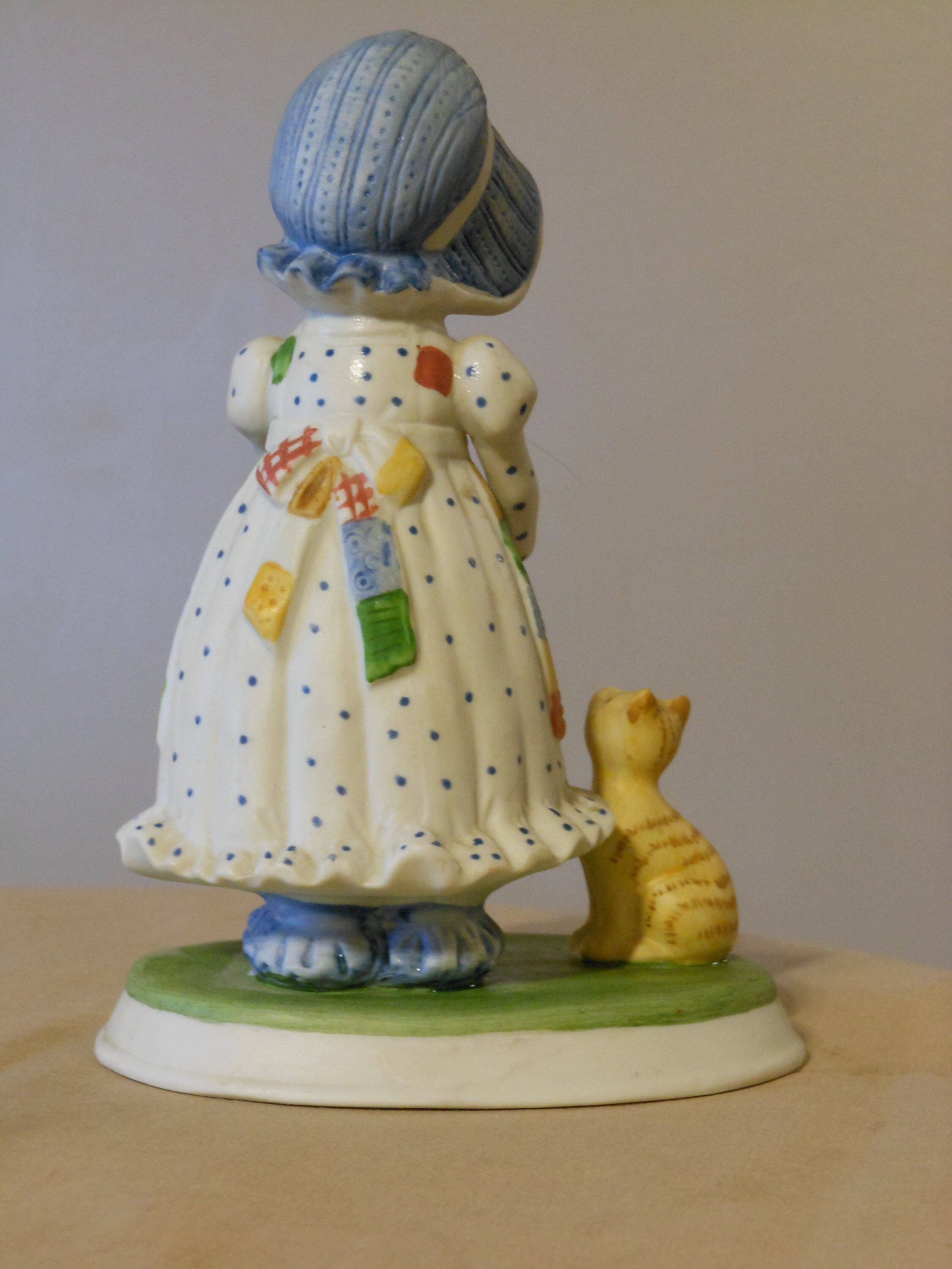 Holly Hobbie Blue Girl Figurine
