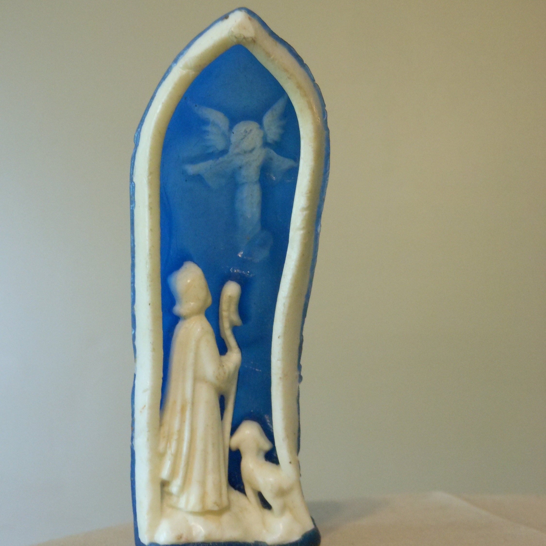 Vintage Gurley Novelty Co. Nativity Candle