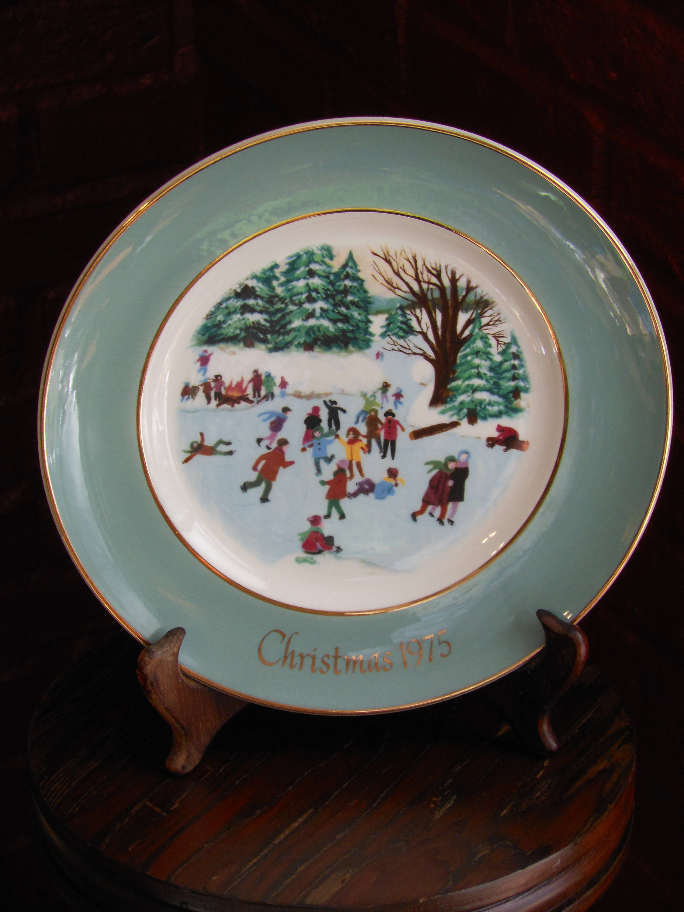 Series of Seven Avon Christmas Plates by Enoch Wedgwood (England)