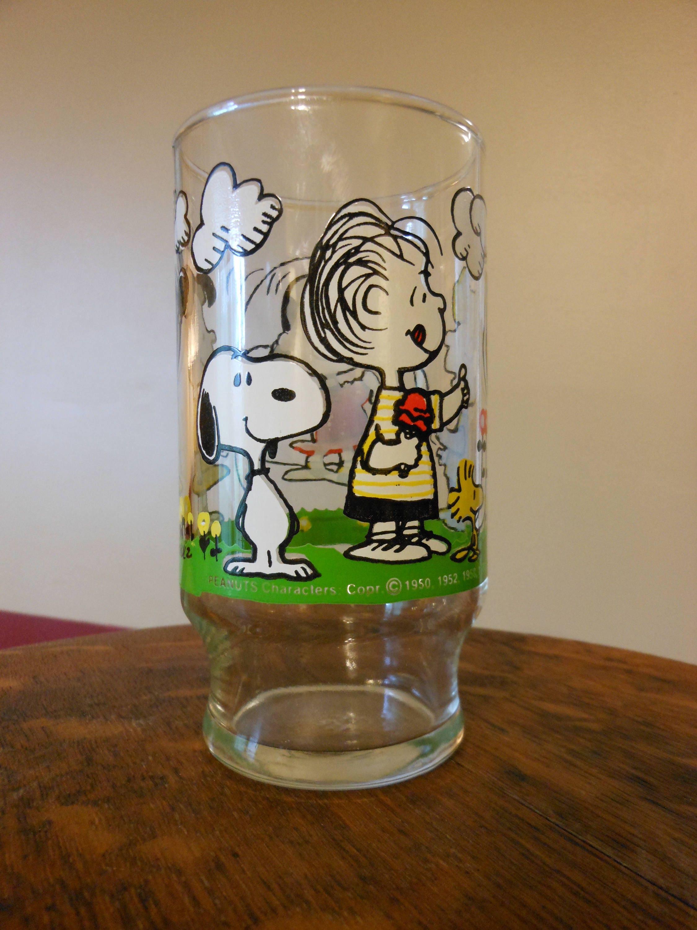 Peanuts Characters Glass
