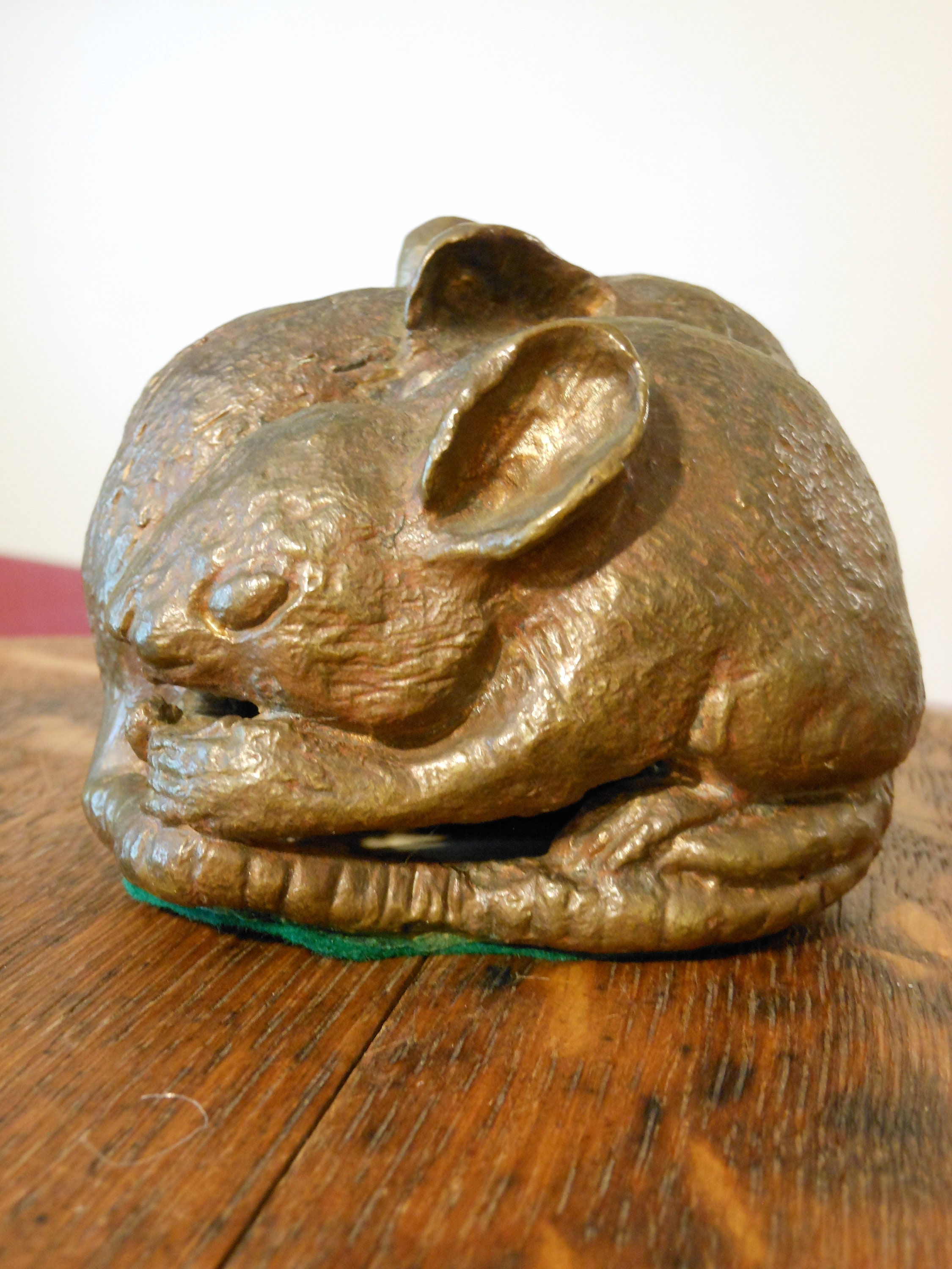 Hand Crafted Bronze Mice