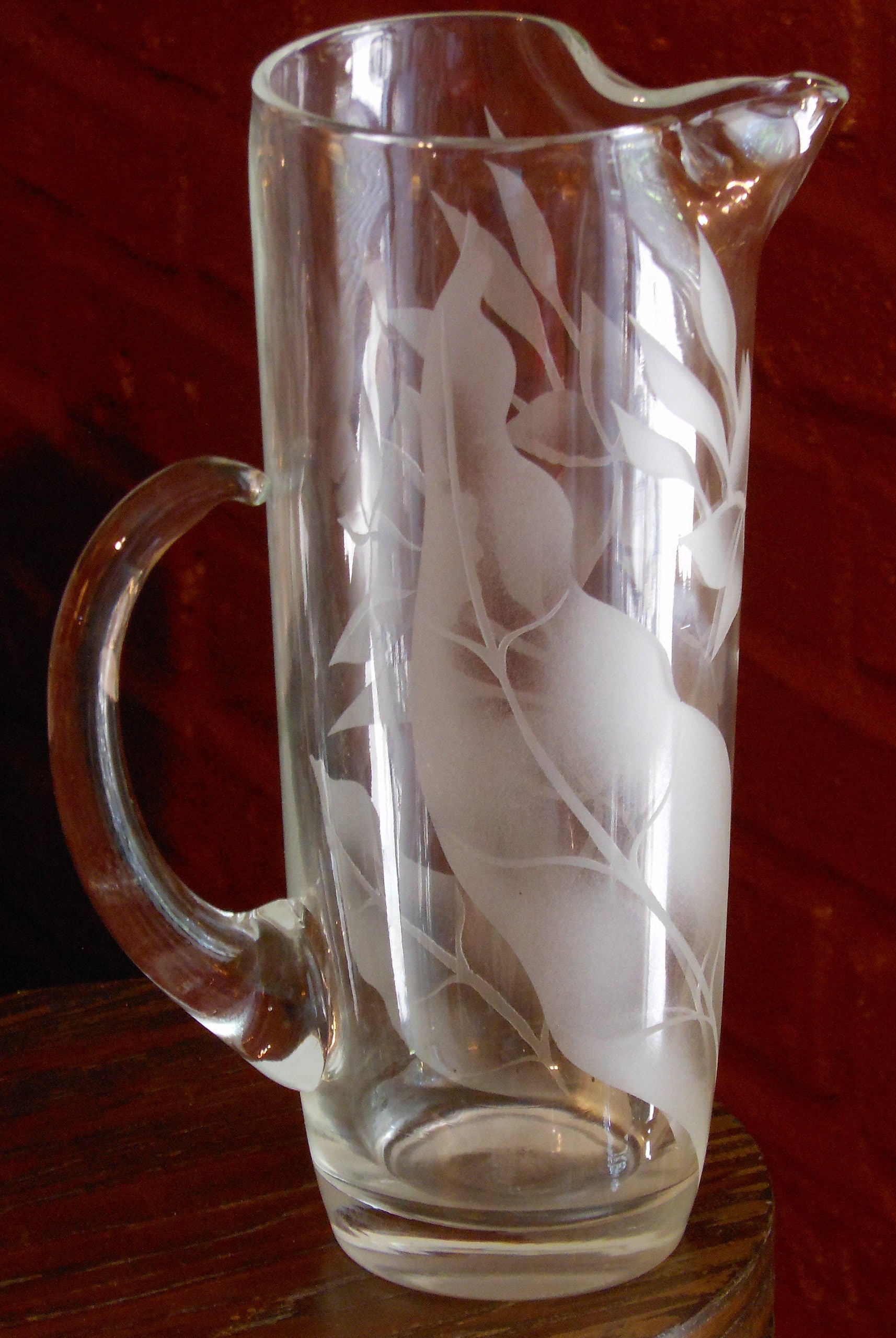 Frosted Glass Martini Pitcher