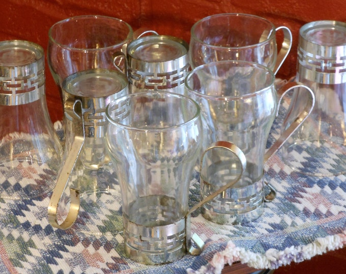 A Set of Eight Hazel Atlas Soda Glasses