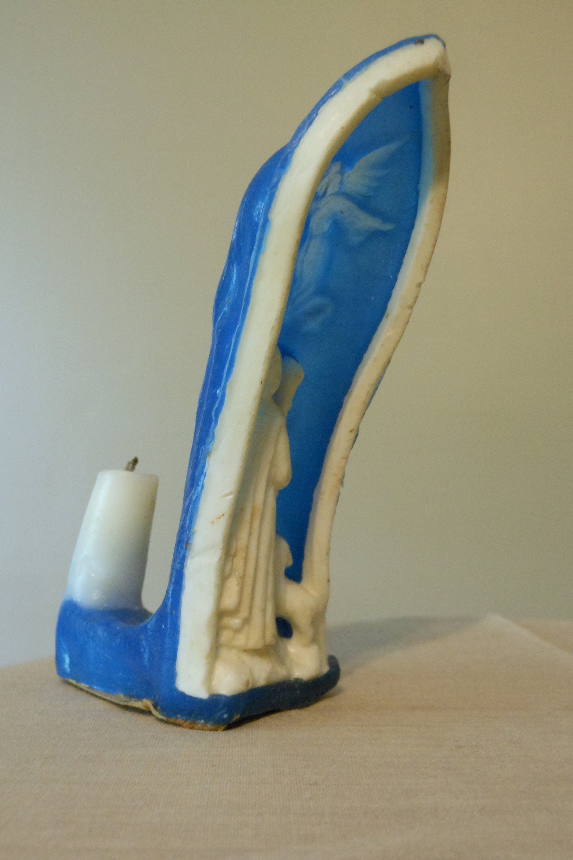 Vintage Gurley Novelty Co. Nativity Candle