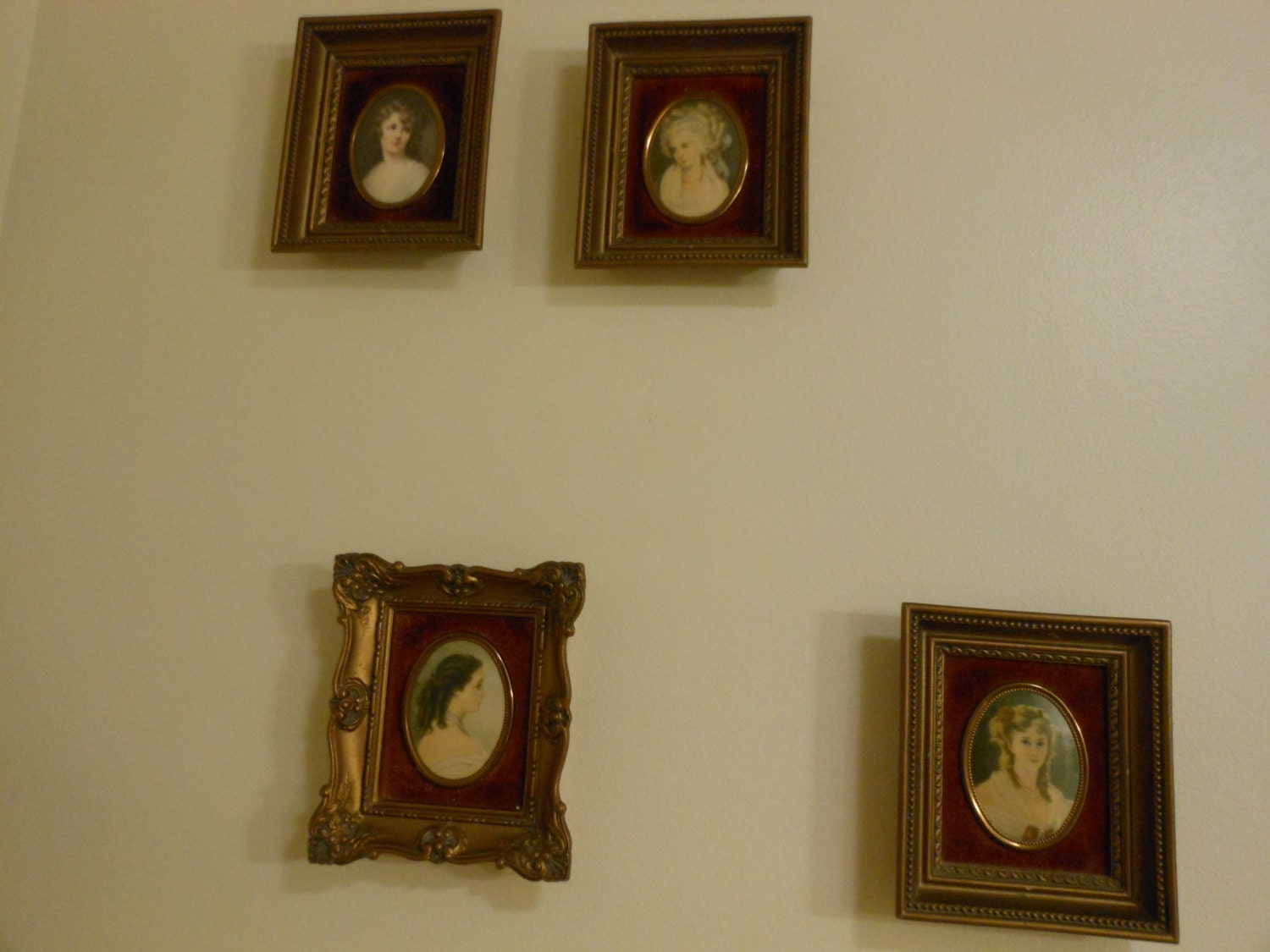 4 Cameo Creations Wall Art Portraits (RESERVED for Wei Wei)