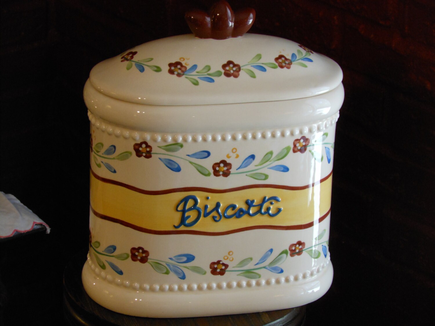 Nonni's Vintage Biscotti Jar