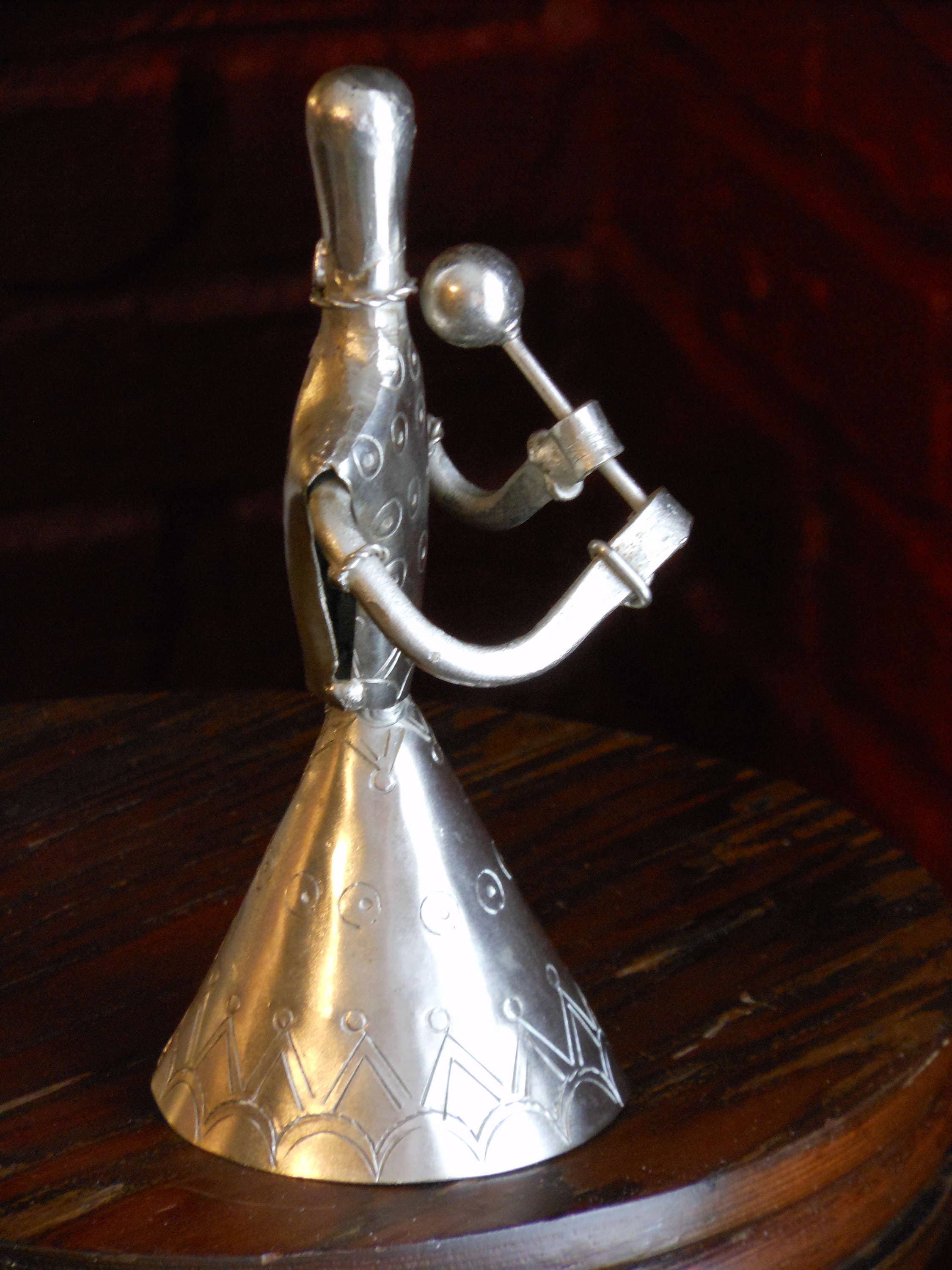 Abstract HandCrafted Metal Bell