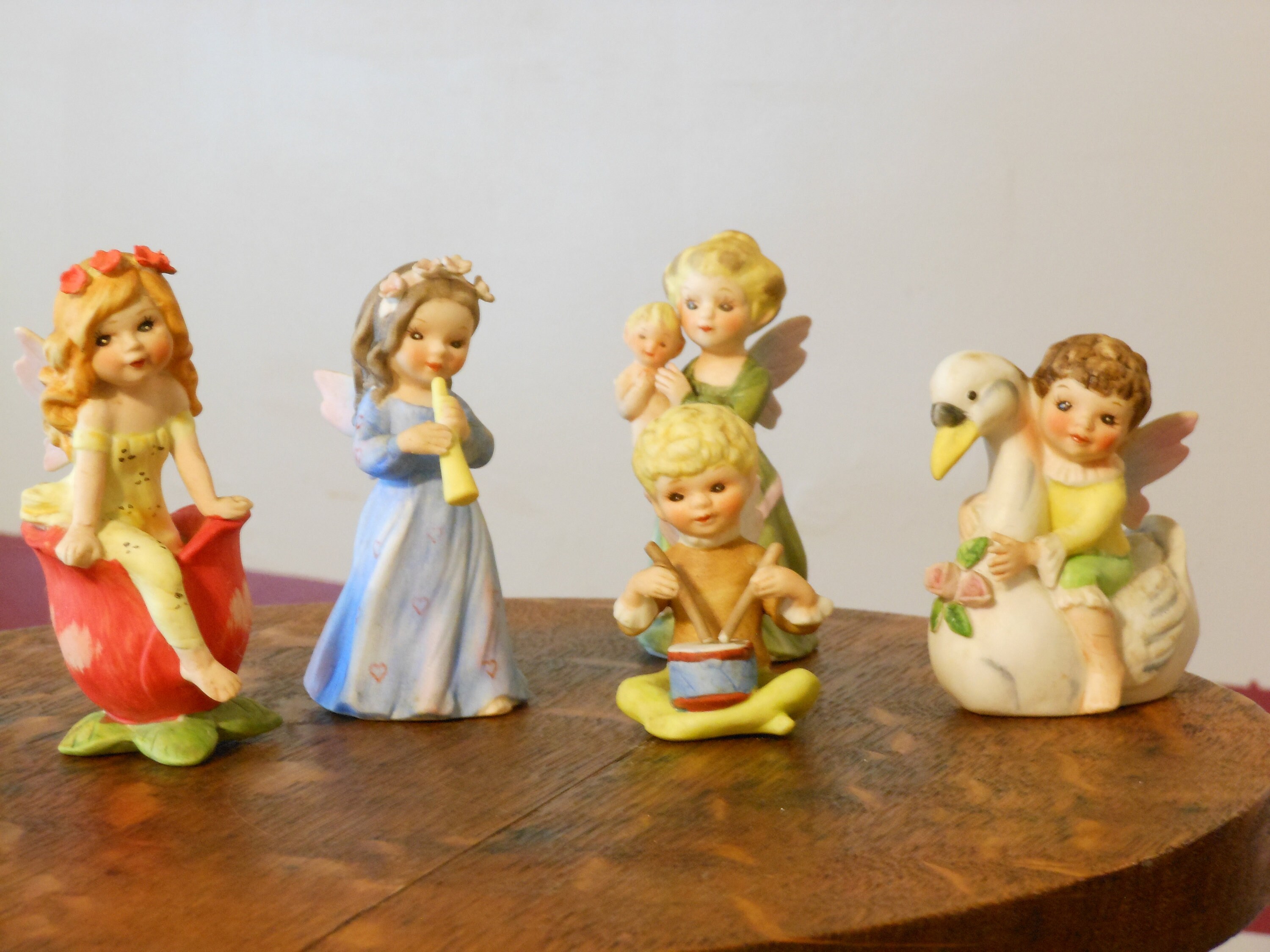 Five Josef Originals Miniature Angels Figurines
