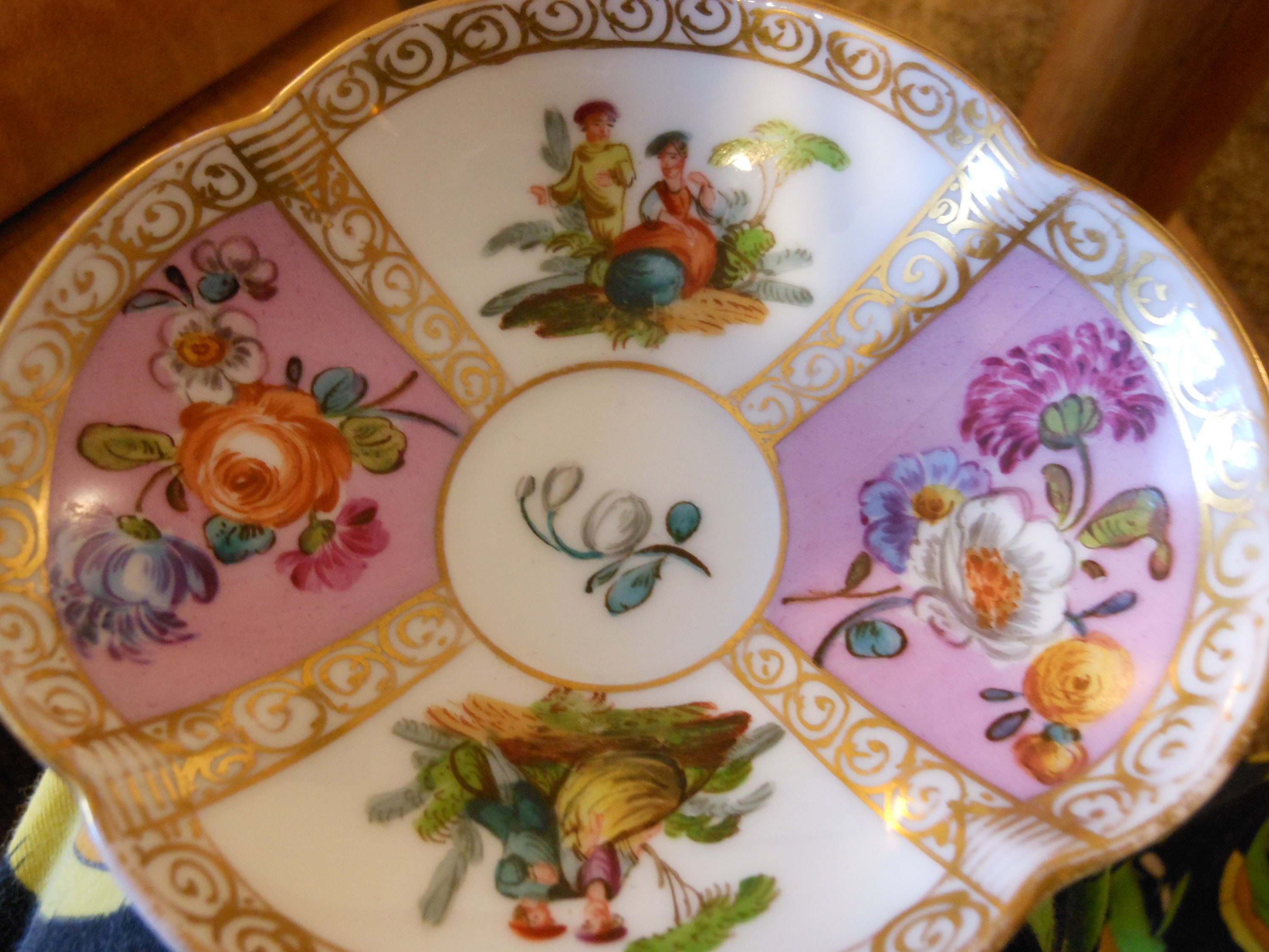 Vintage Ornate Dresser Dish