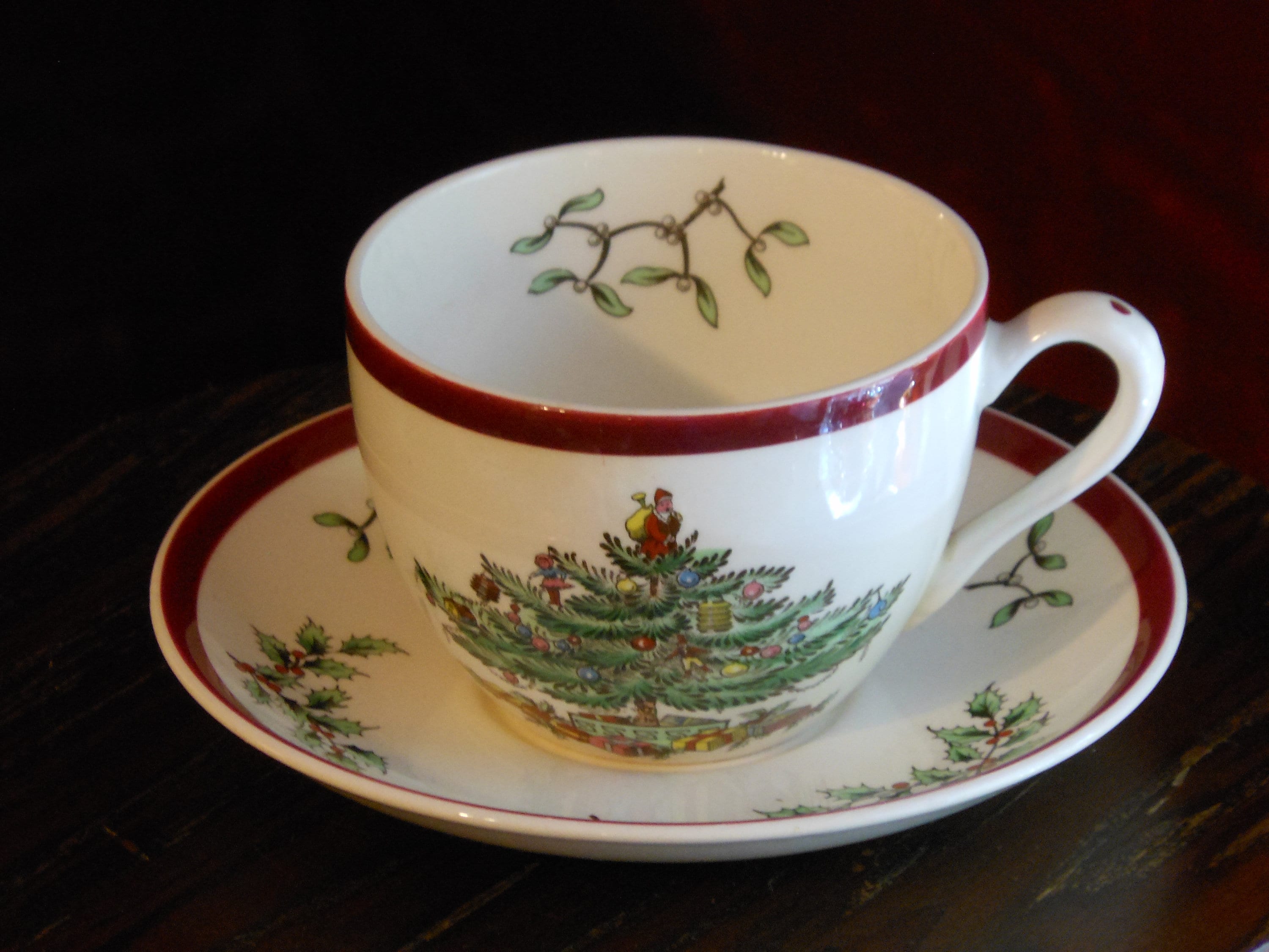 Spode Copeland Christmas Teacup & Saucer S3324