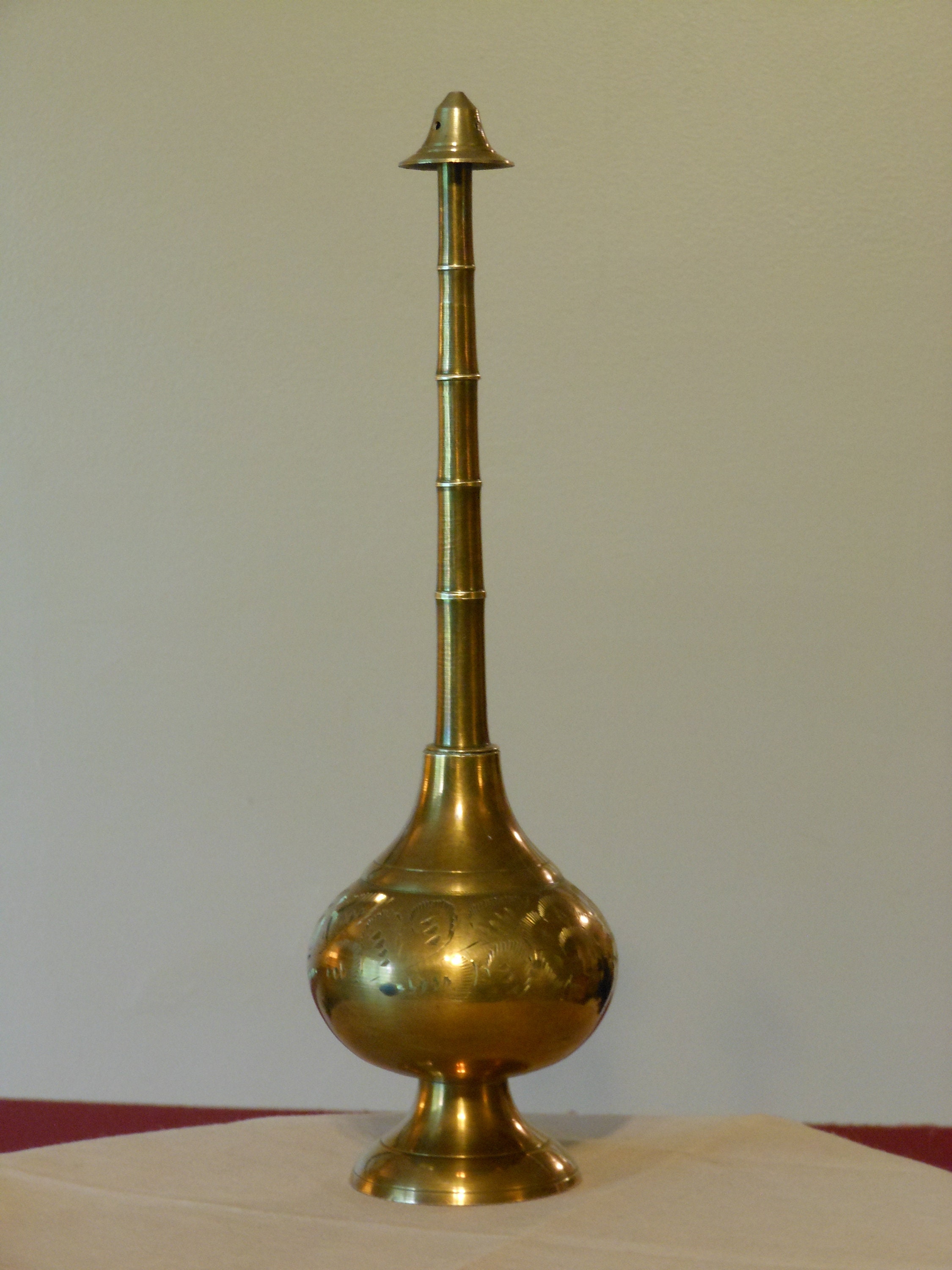 Handcrafted Indian Brass Incense Burner/Holder