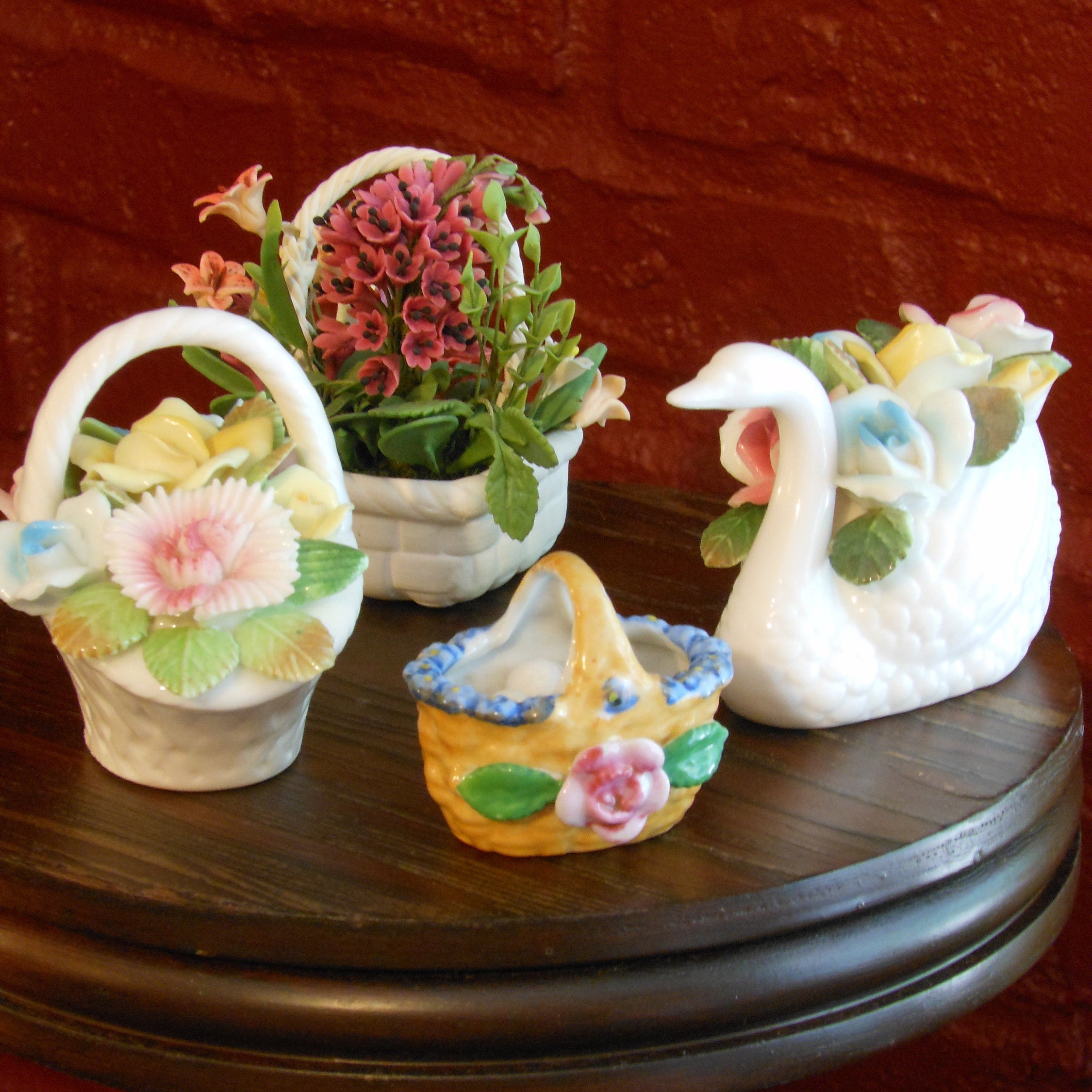 Eine Sammlung von vier Keramikkörben | Etsy