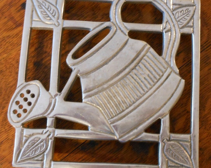 Metal Watering Can Trivet