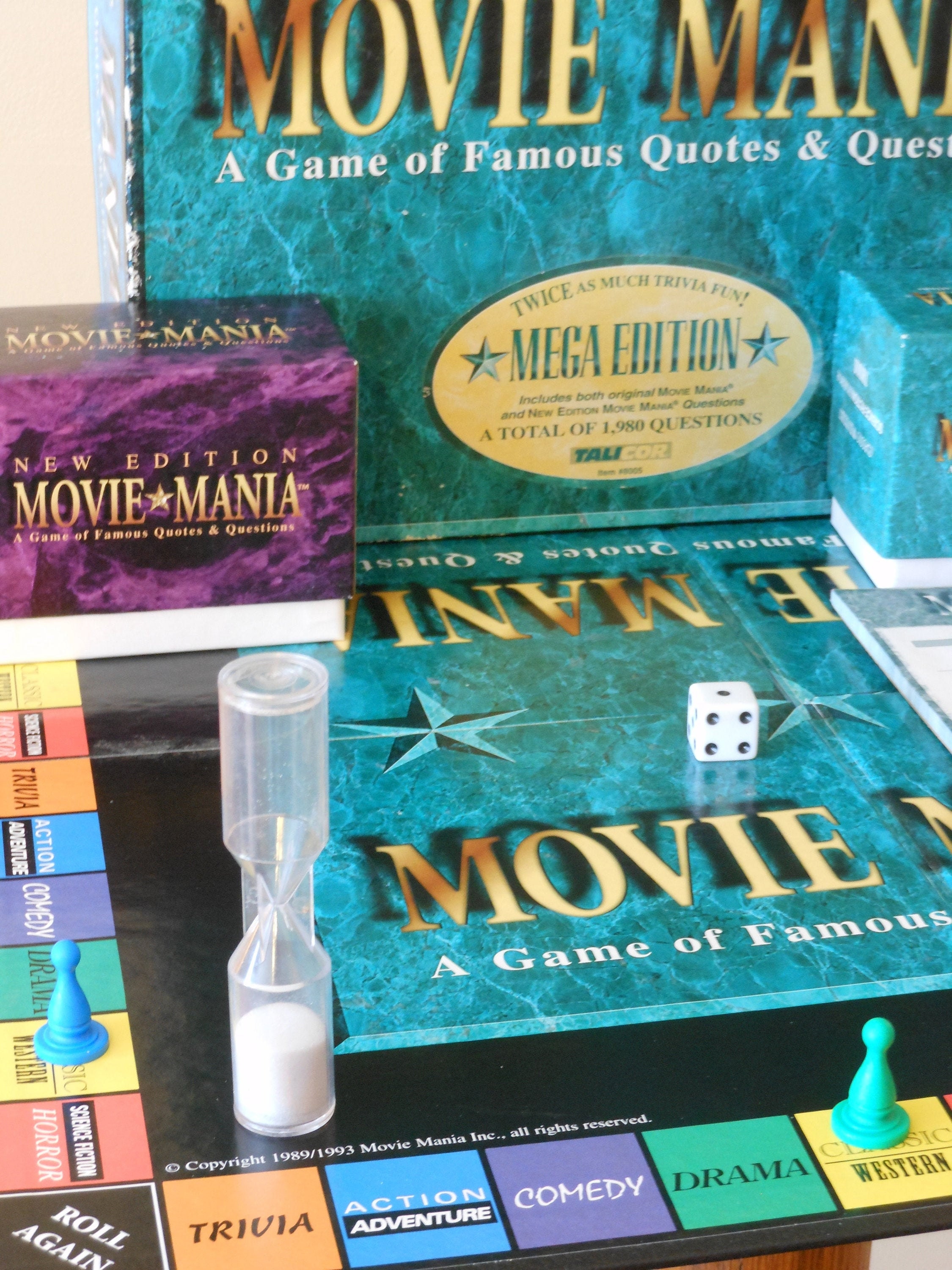 Movie Mania Een spel van beroemde citaten en vragen Etsy