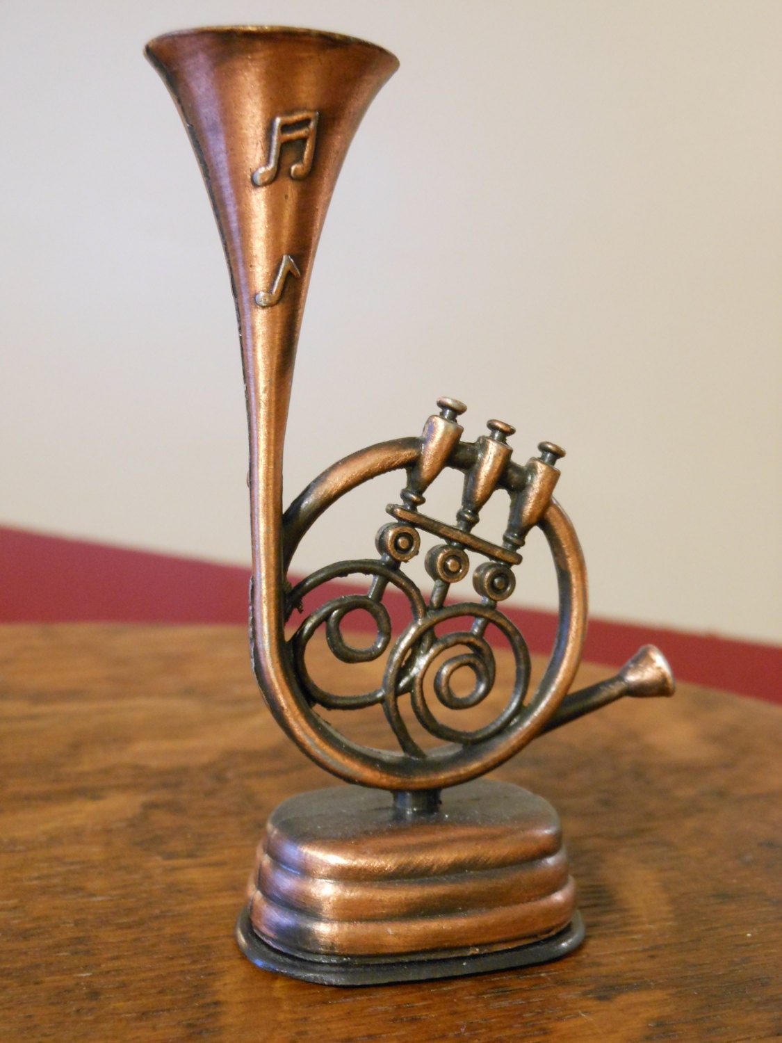 Die Cast Metal French Horn Pencil Sharpener