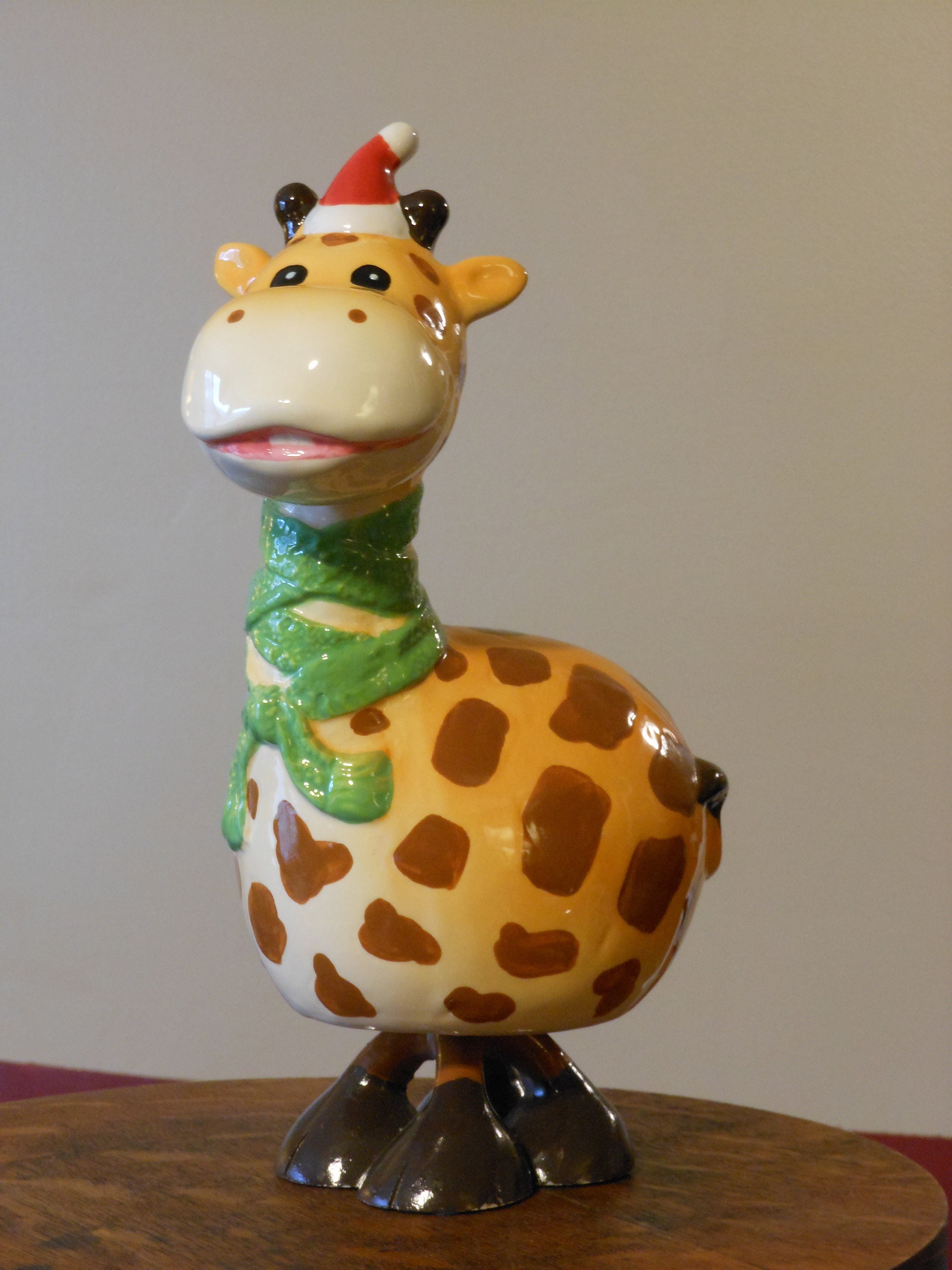 Rocking Christmas Giraffe