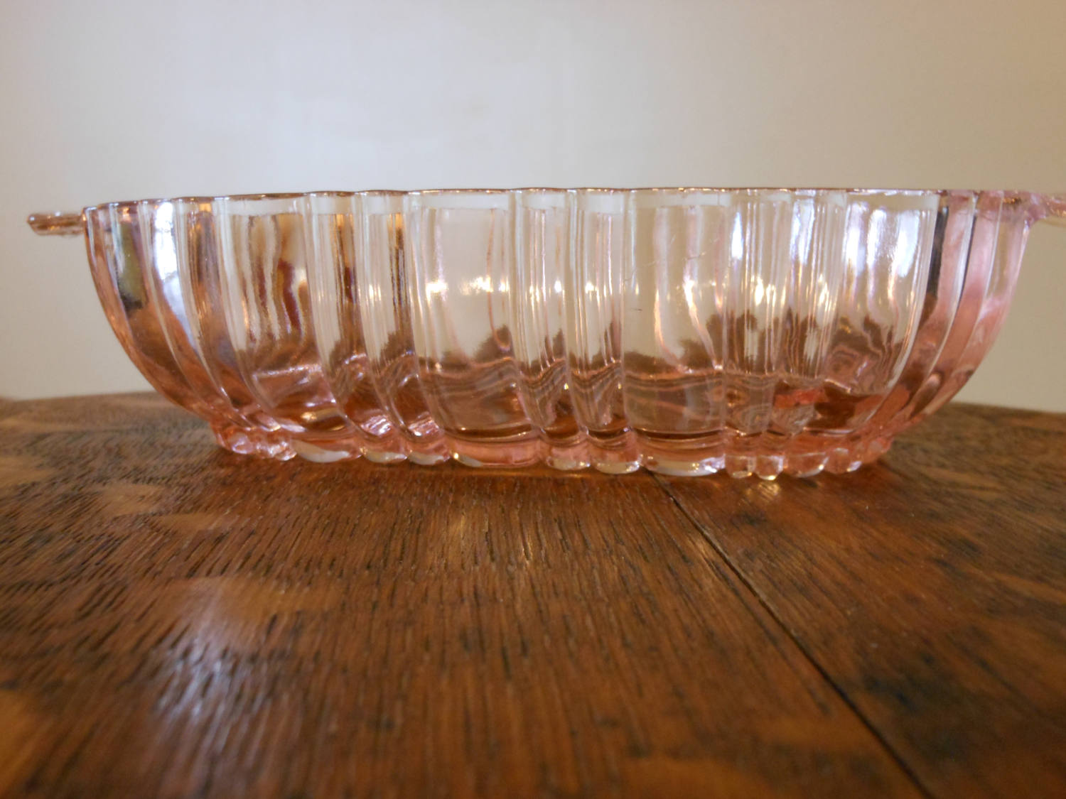 Small Pink Depression Glass Bowl