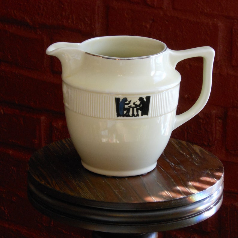 Hall's Superior Quality Vintage Silhouette Pitcher image 3