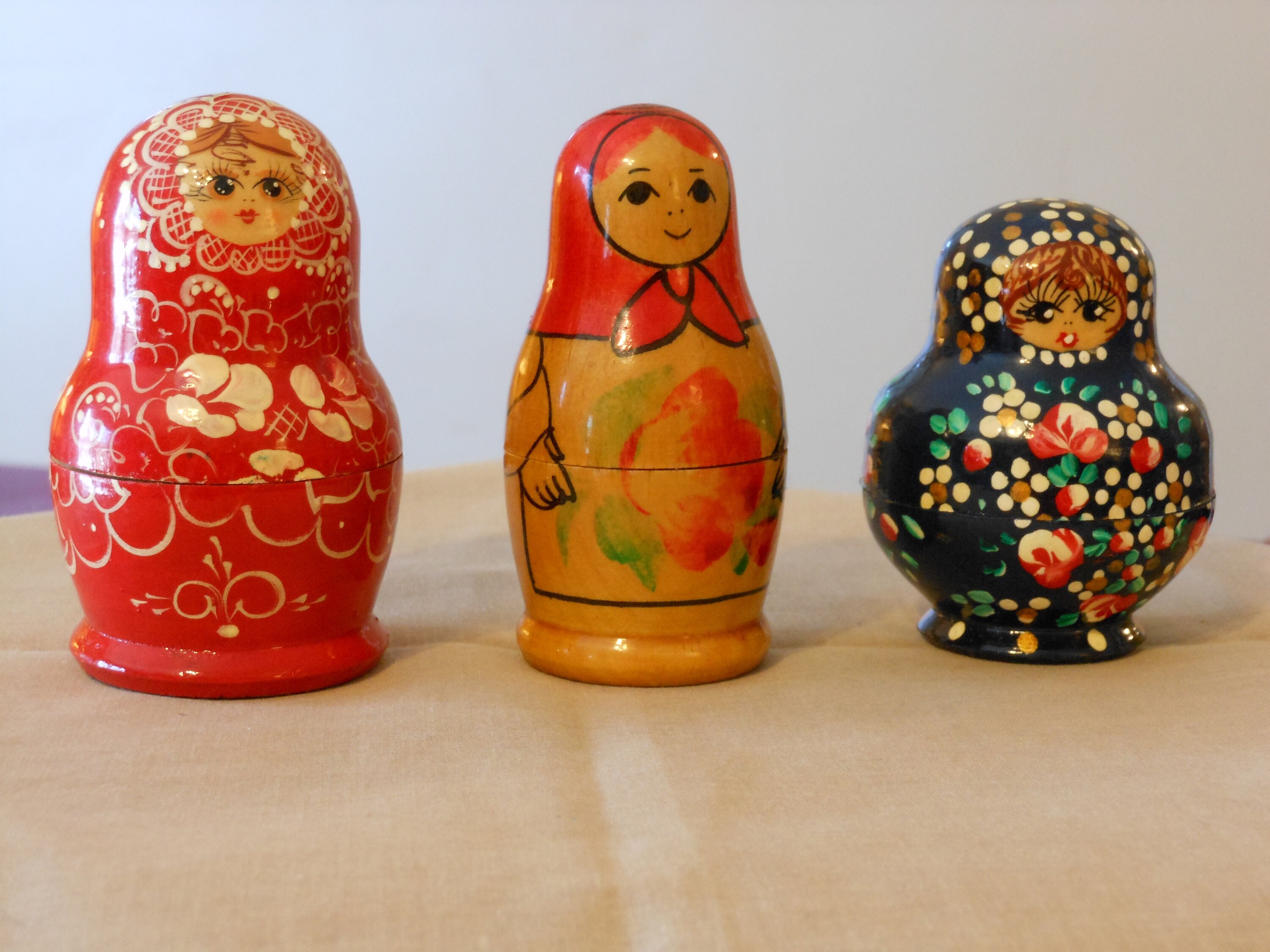 Three Sets of Nesting Dolls