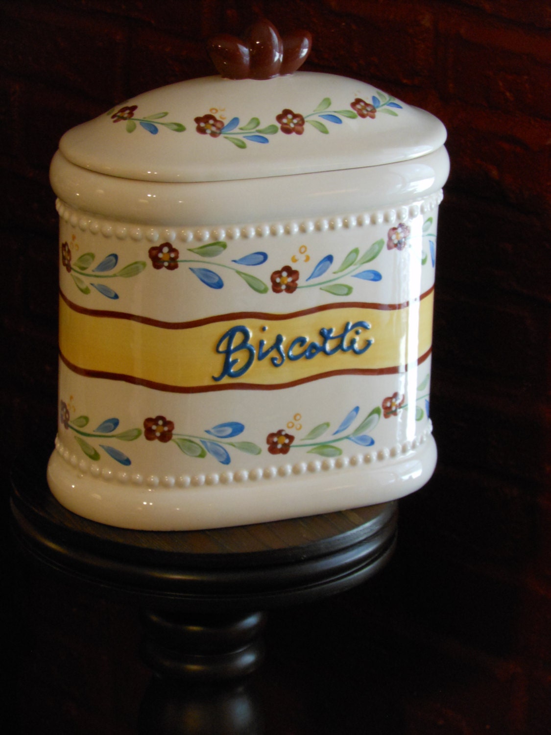 Nonni's Vintage Biscotti Jar