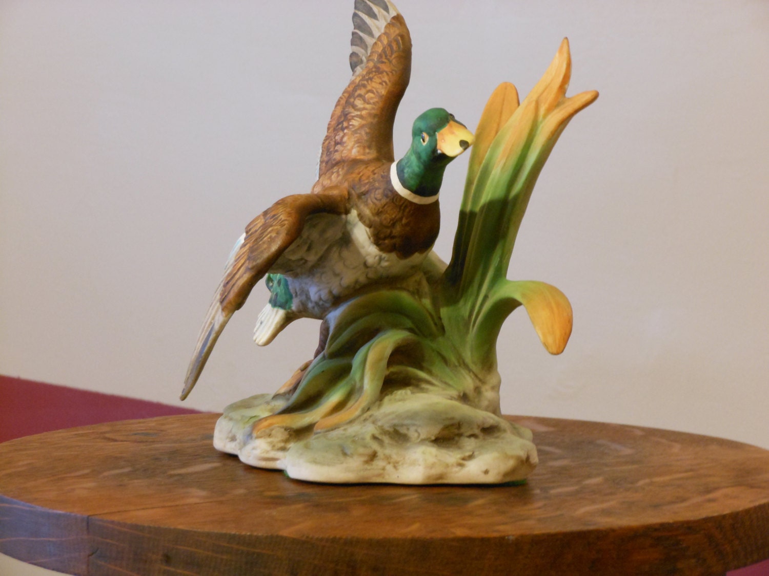 Mallard Duck. Porcelain Bisque. Norleans. Japan.
