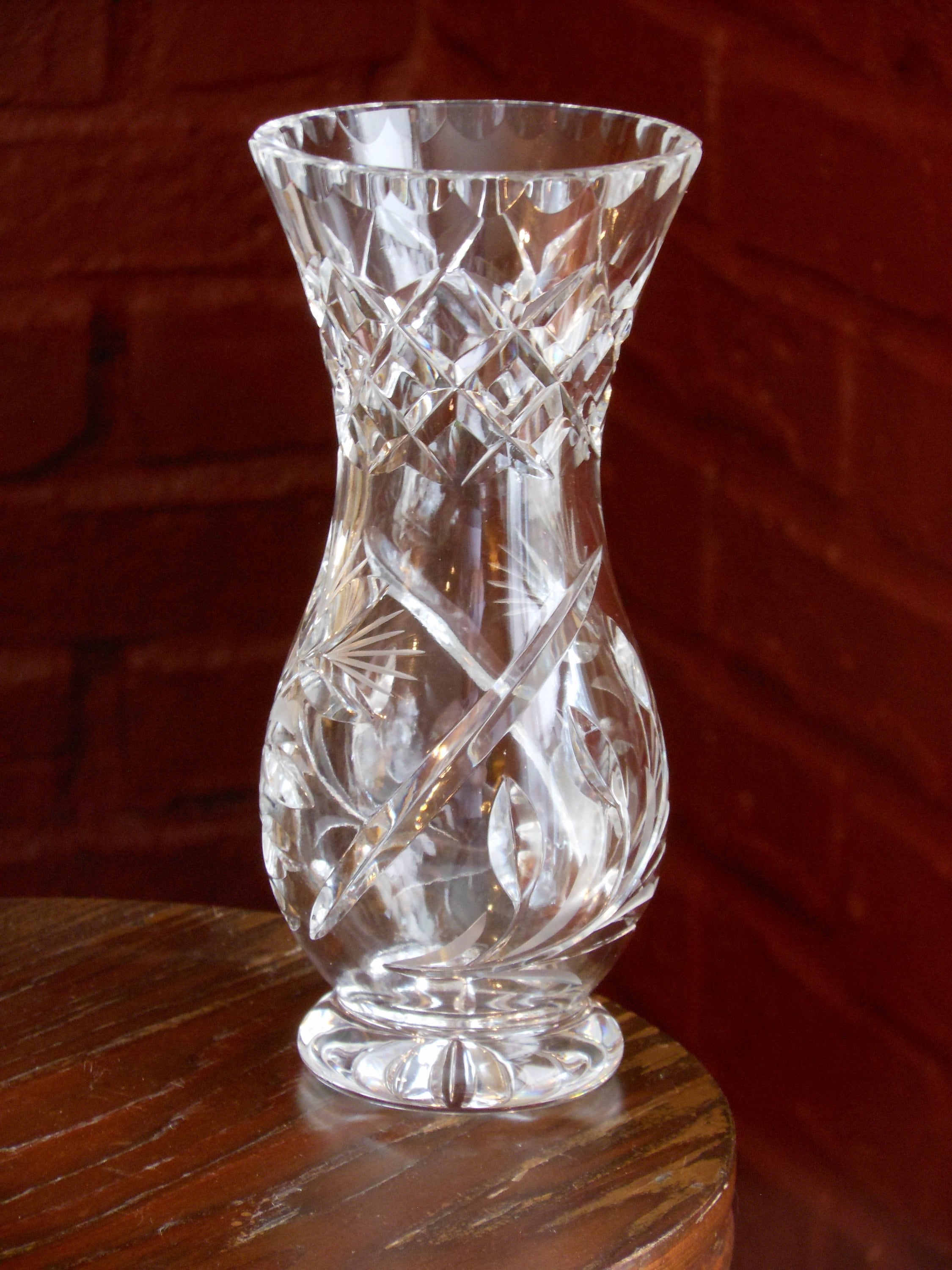 Cut Lead Crystal Vintage Bud Vase (RESERVED)