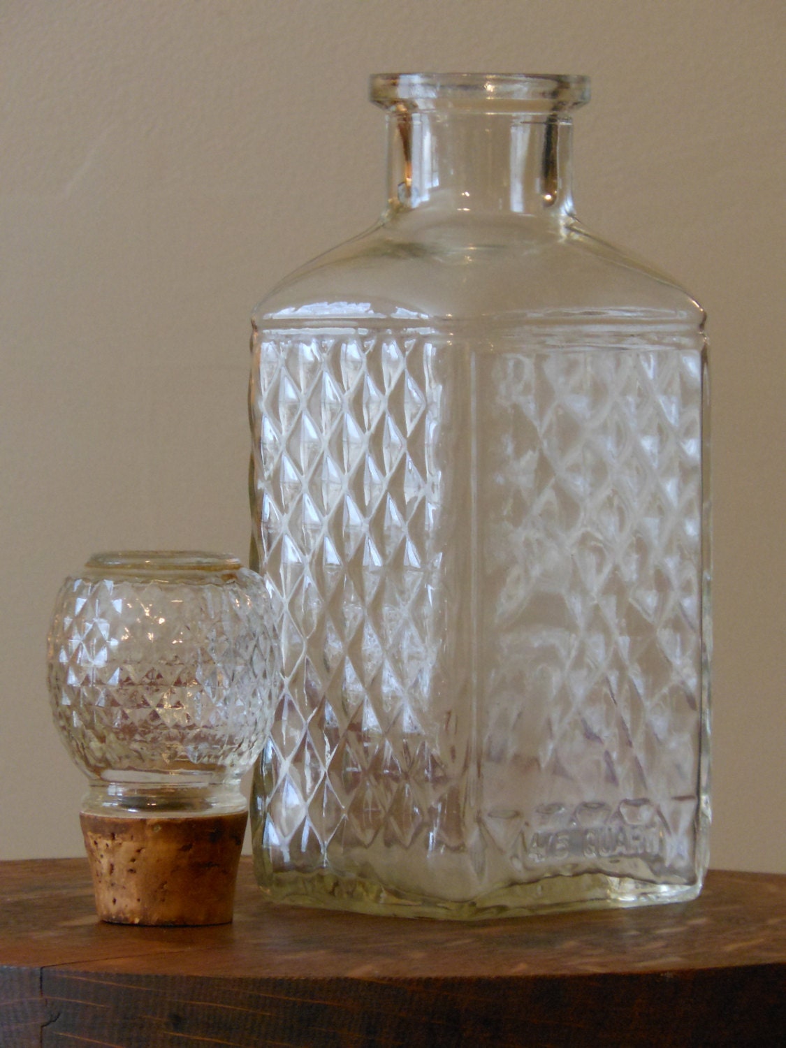 Vintage Oil City Glass Decanter