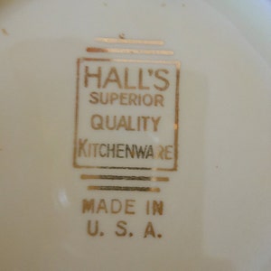 Hall's Superior Quality Vintage Silhouette Pitcher image 2