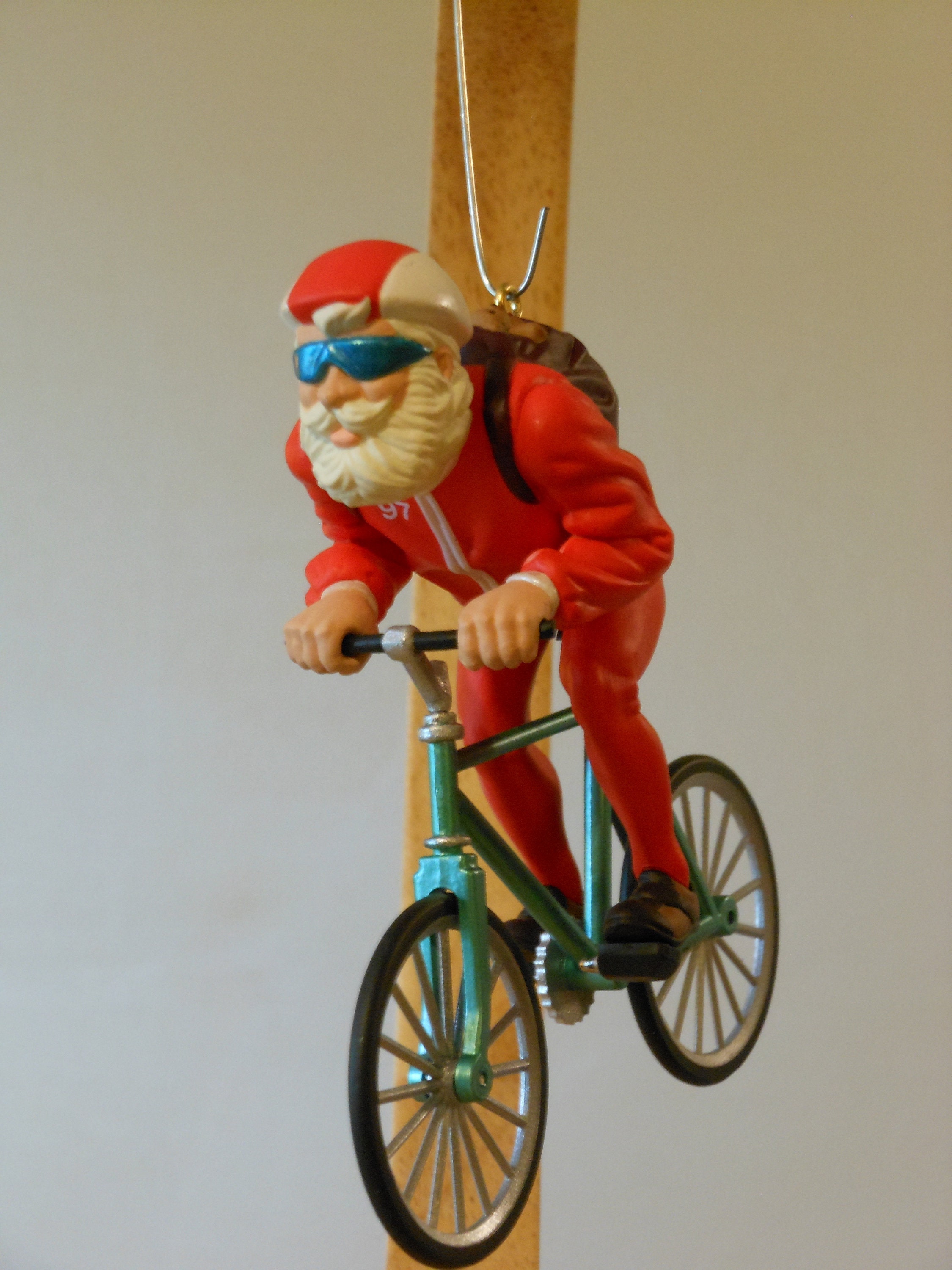 Hallmark Cycling Santa Keepsake Ornament